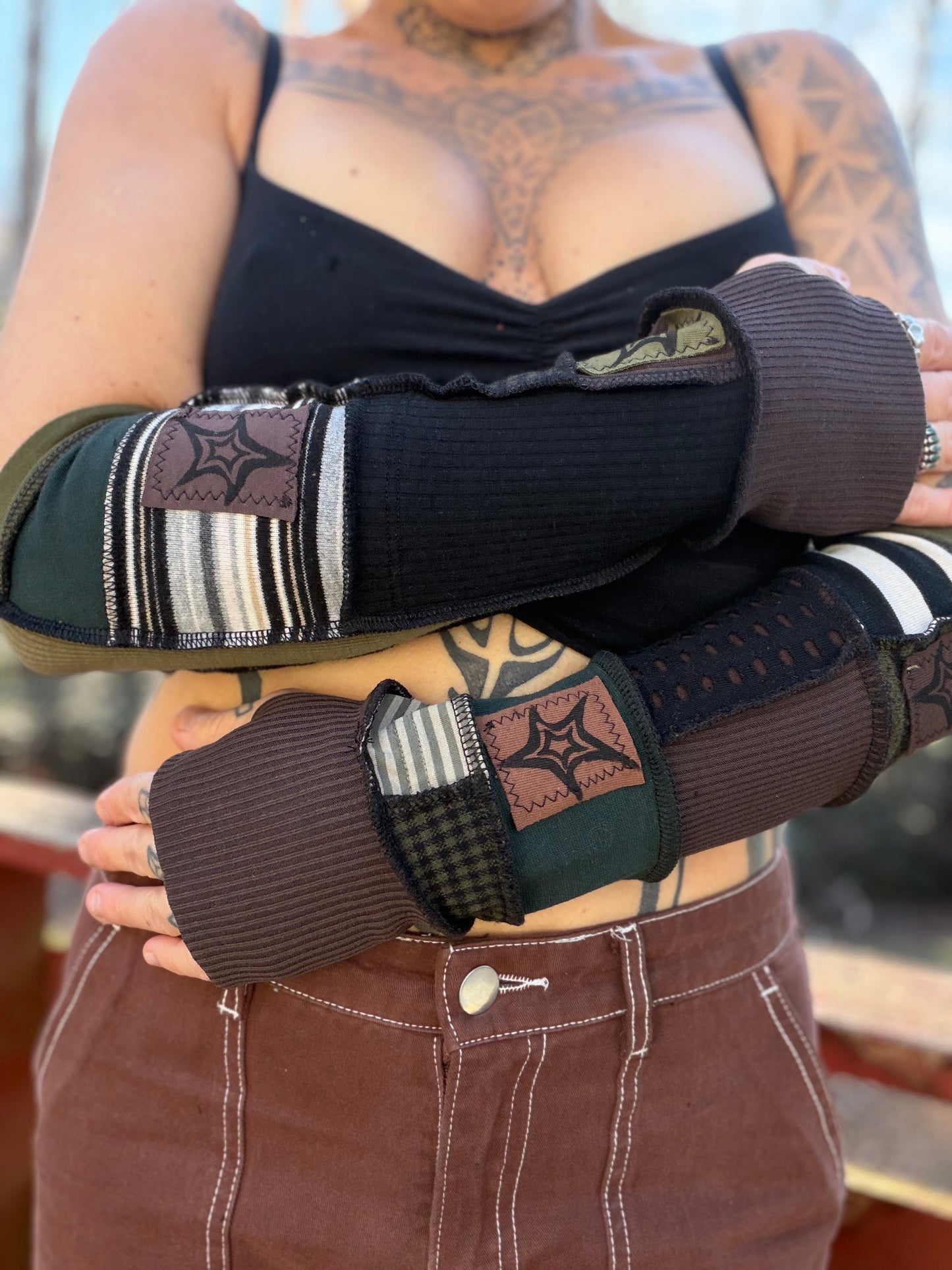 Starry Grunge Arm Warmers
