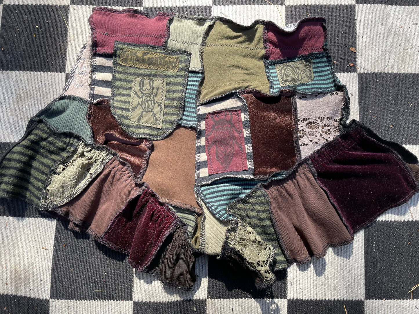 Celestial Romance Ruffle Shorts