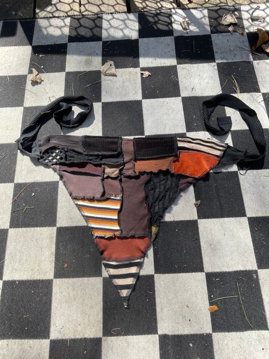 Retro Punk Patchwork Bandana
