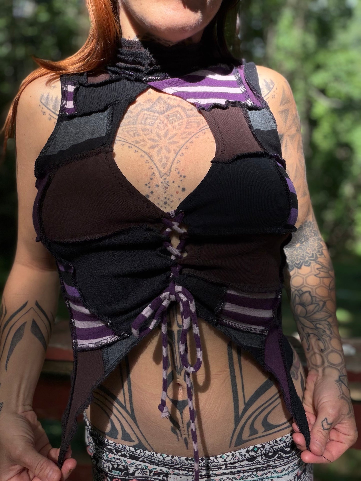 Corset Tie Pixie Halter