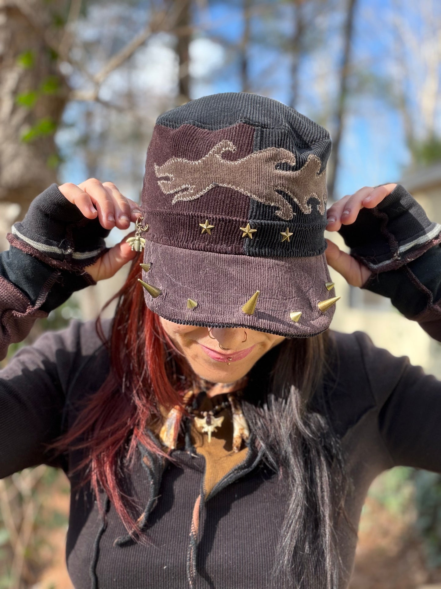 Abstract Frequency Train Hat