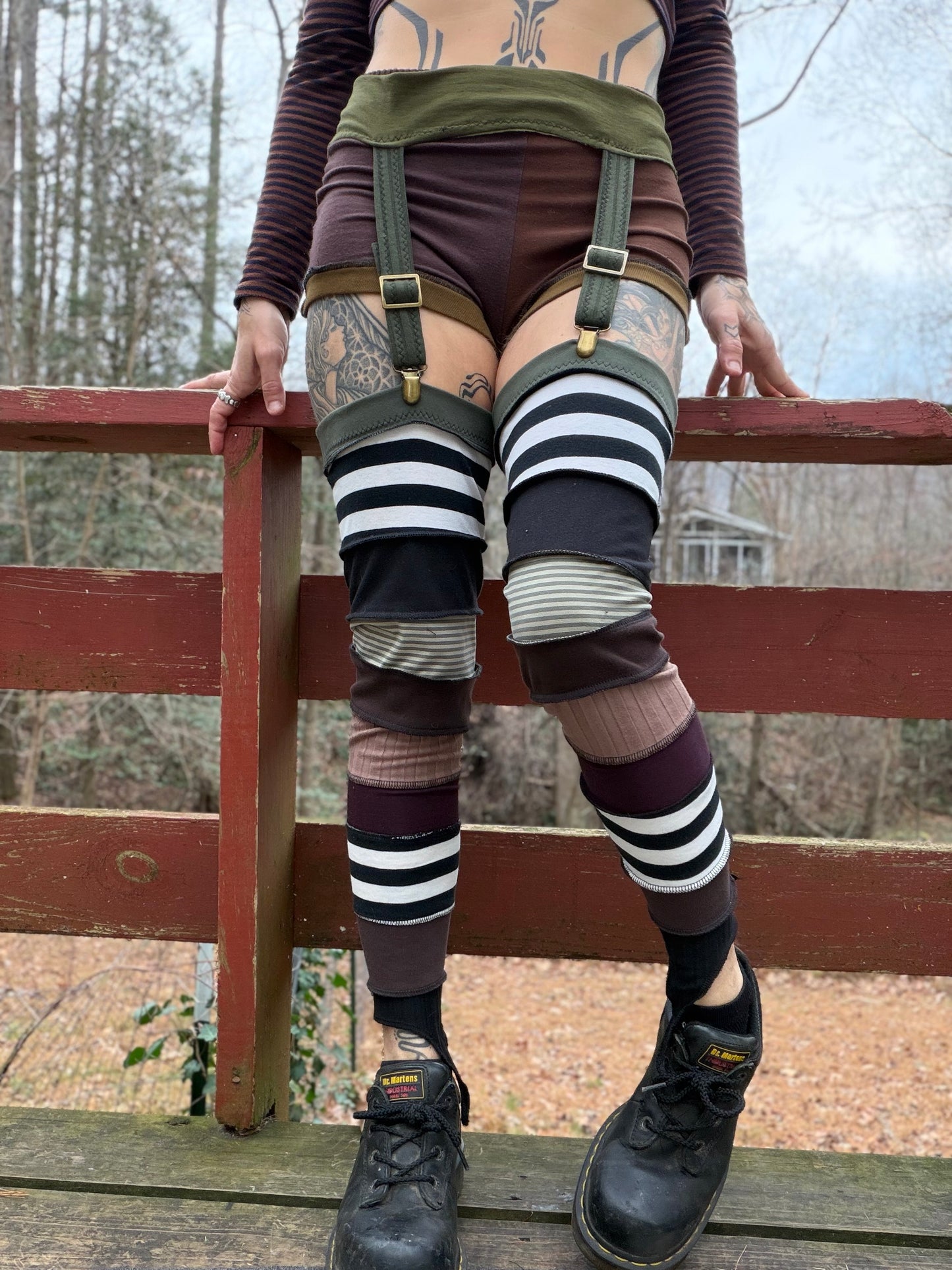 The Alchemist ~* Leg warmers with Garter Belt