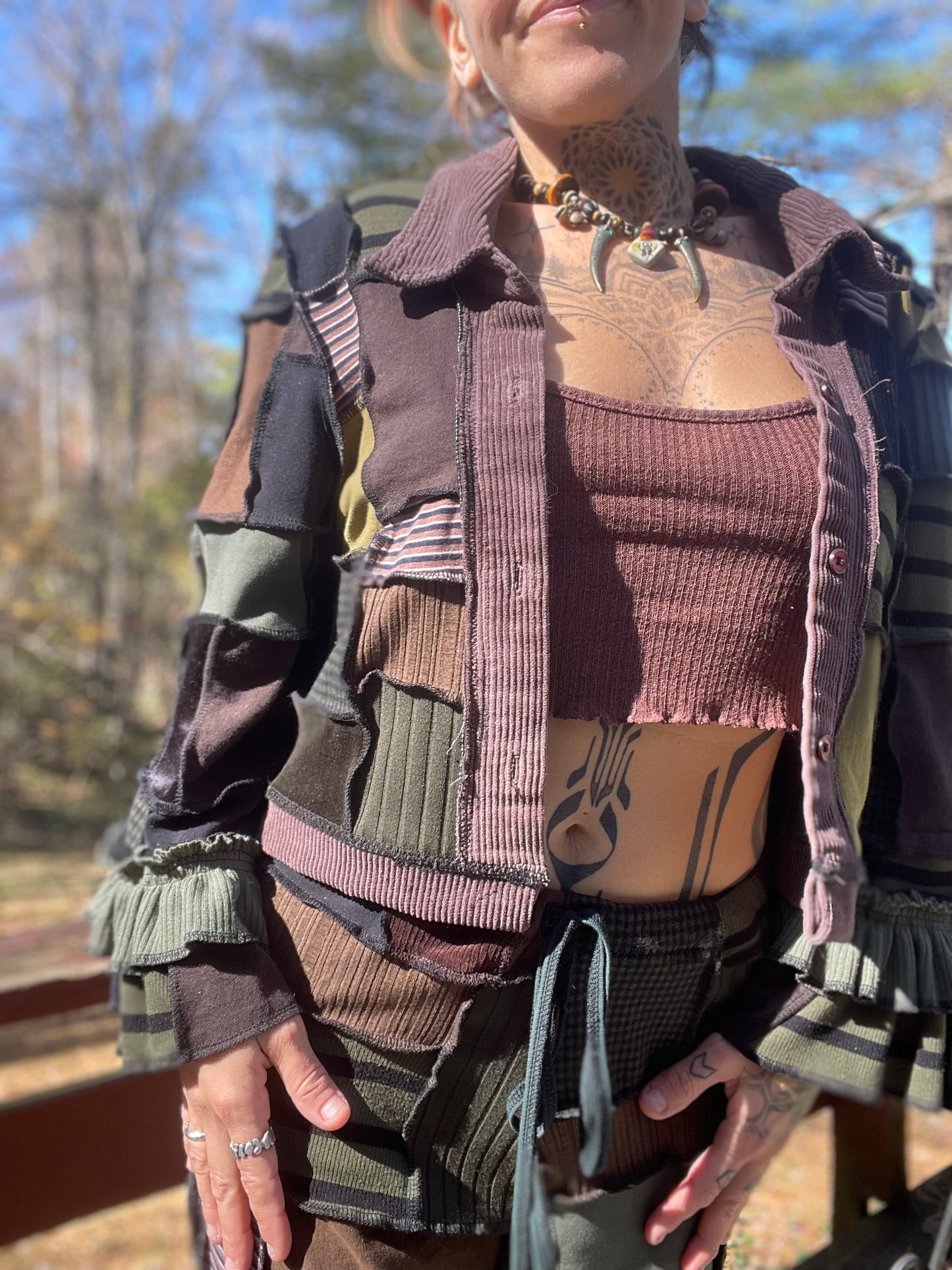 Funky Fairy Artsy Ruffle Jacket