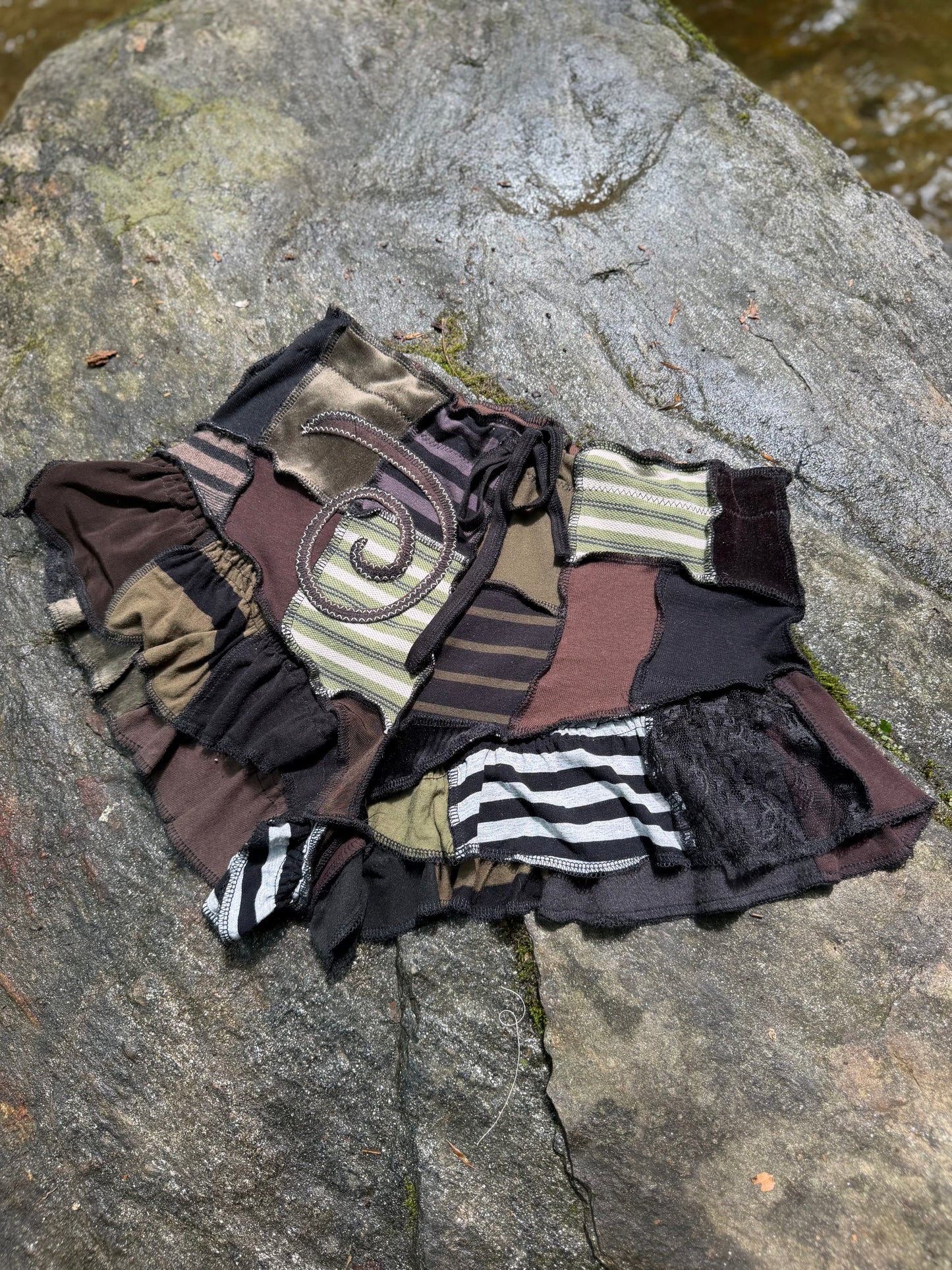 Spiral Out Ruffle Shorts