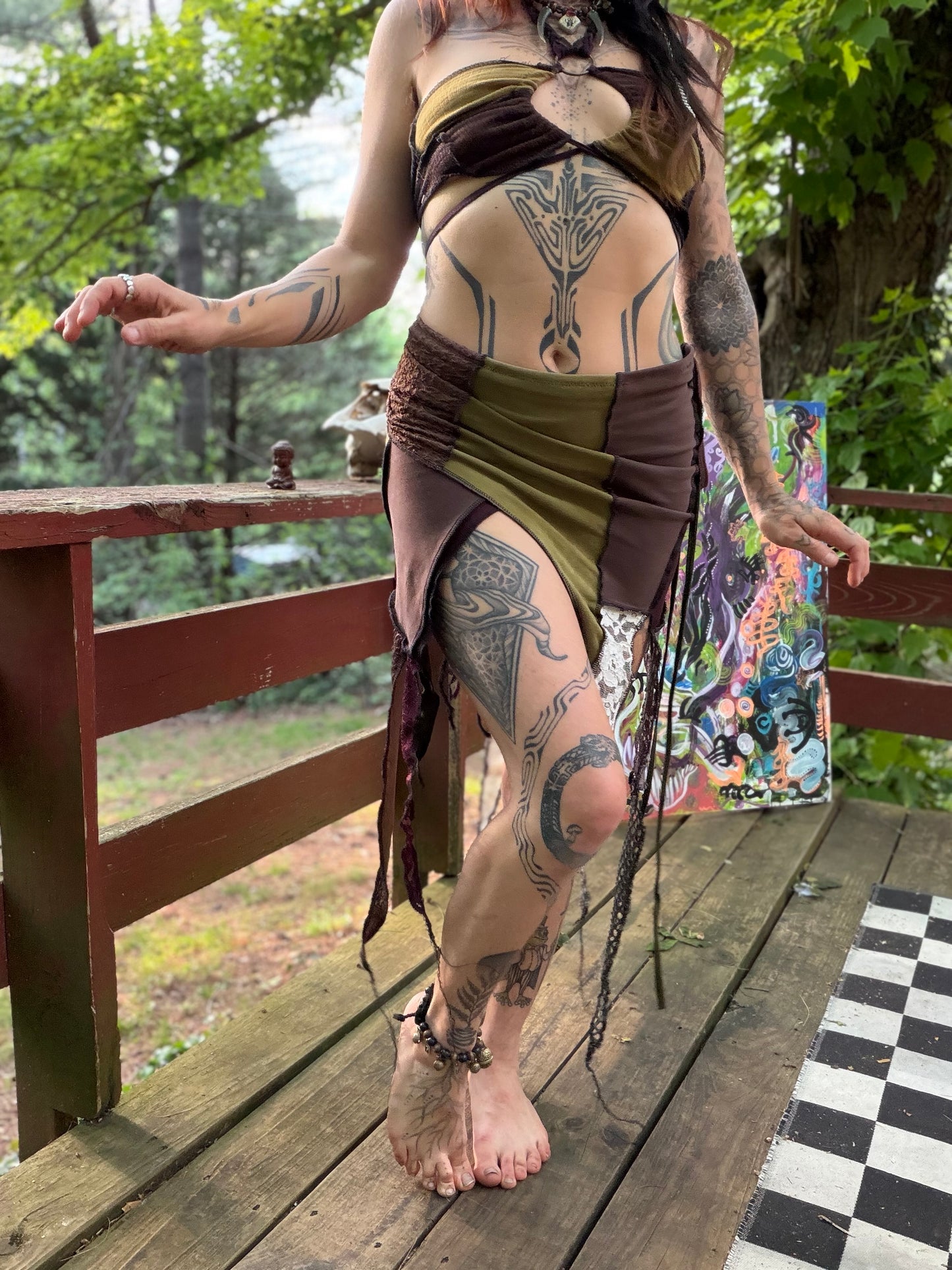 Forest Nymph Romance Wrap Skirt