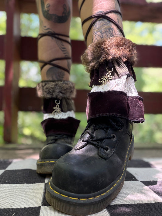 Dragonfly Dreams Fur Boot Cuffs