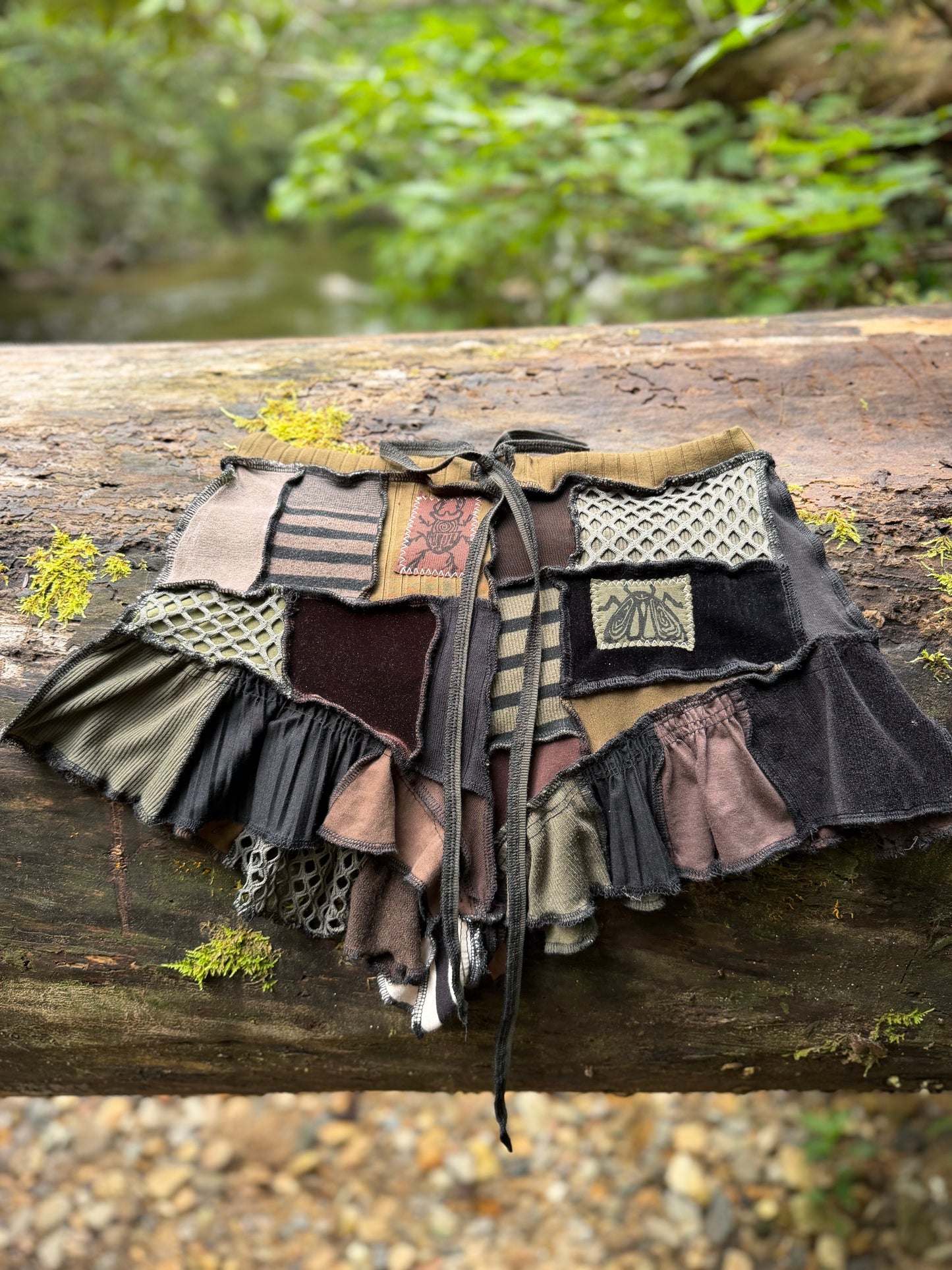 Mossy Dreams Ruffle Shorts