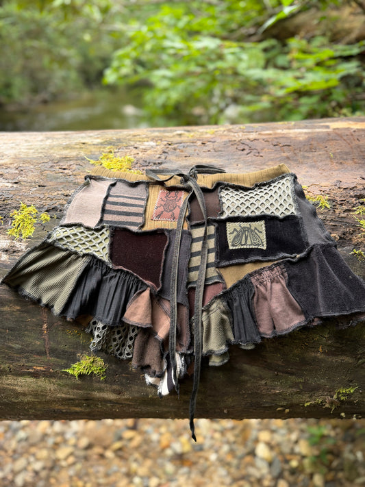 Mossy Dreams Ruffle Shorts