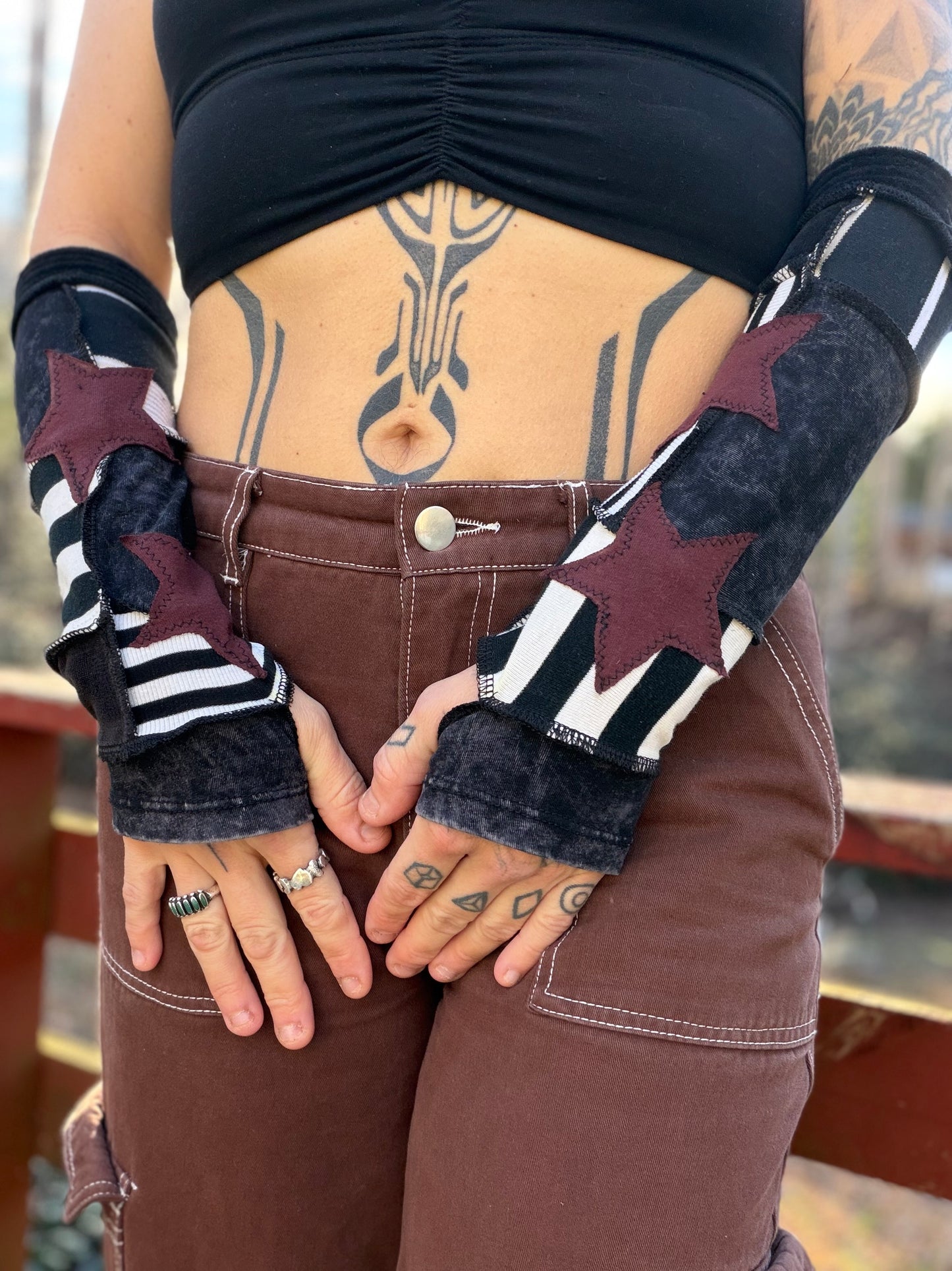 Pirate Jester Arm Warmers