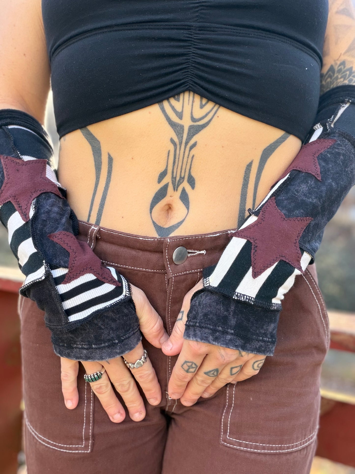 Pirate Jester Arm Warmers
