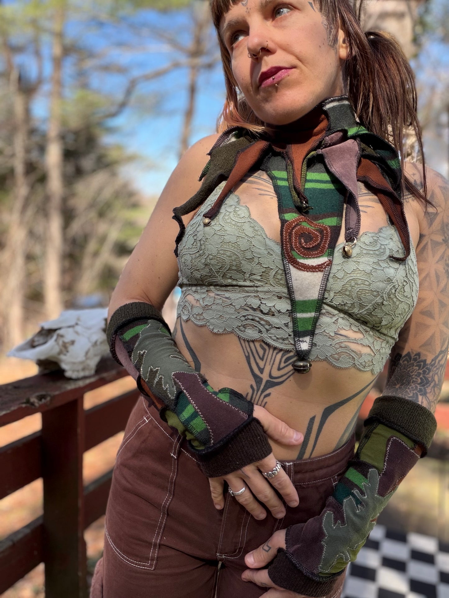 Forest Swirl Arm Warmers