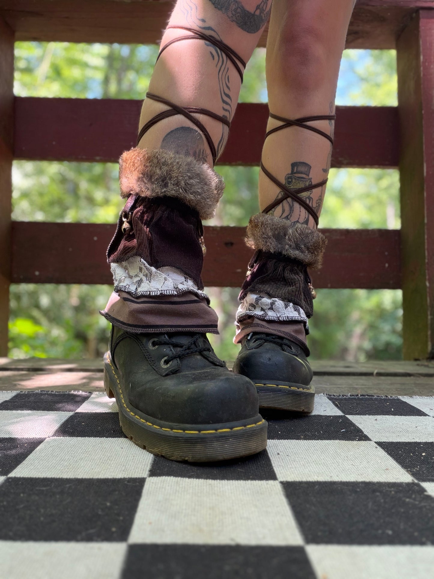 Grounded Fairy Fur Boot Cuffs
