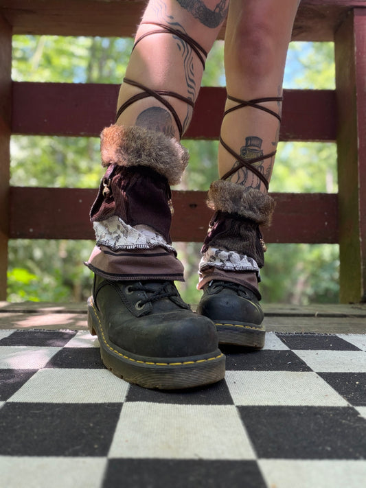 Grounded Fairy Fur Boot Cuffs