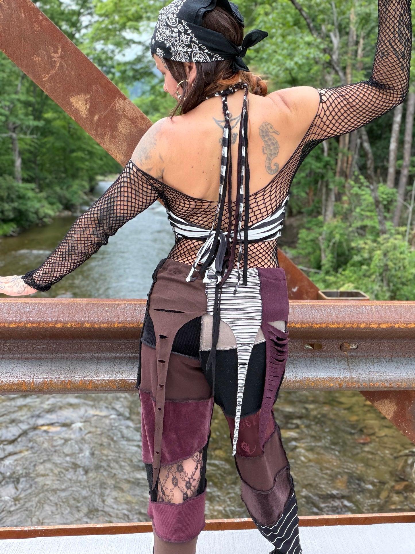 Mesh & Magick Pirate Tendril Skirt Pants