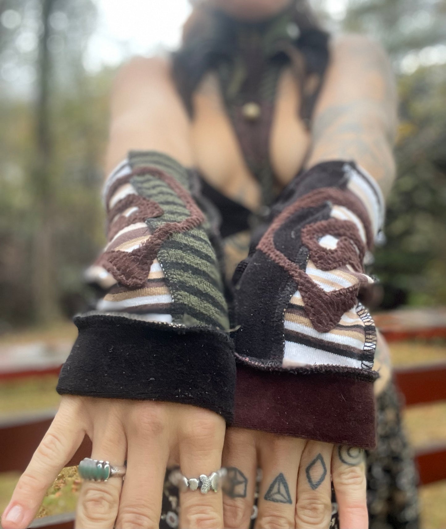 Forest Nymph Swirl Arm Warmers