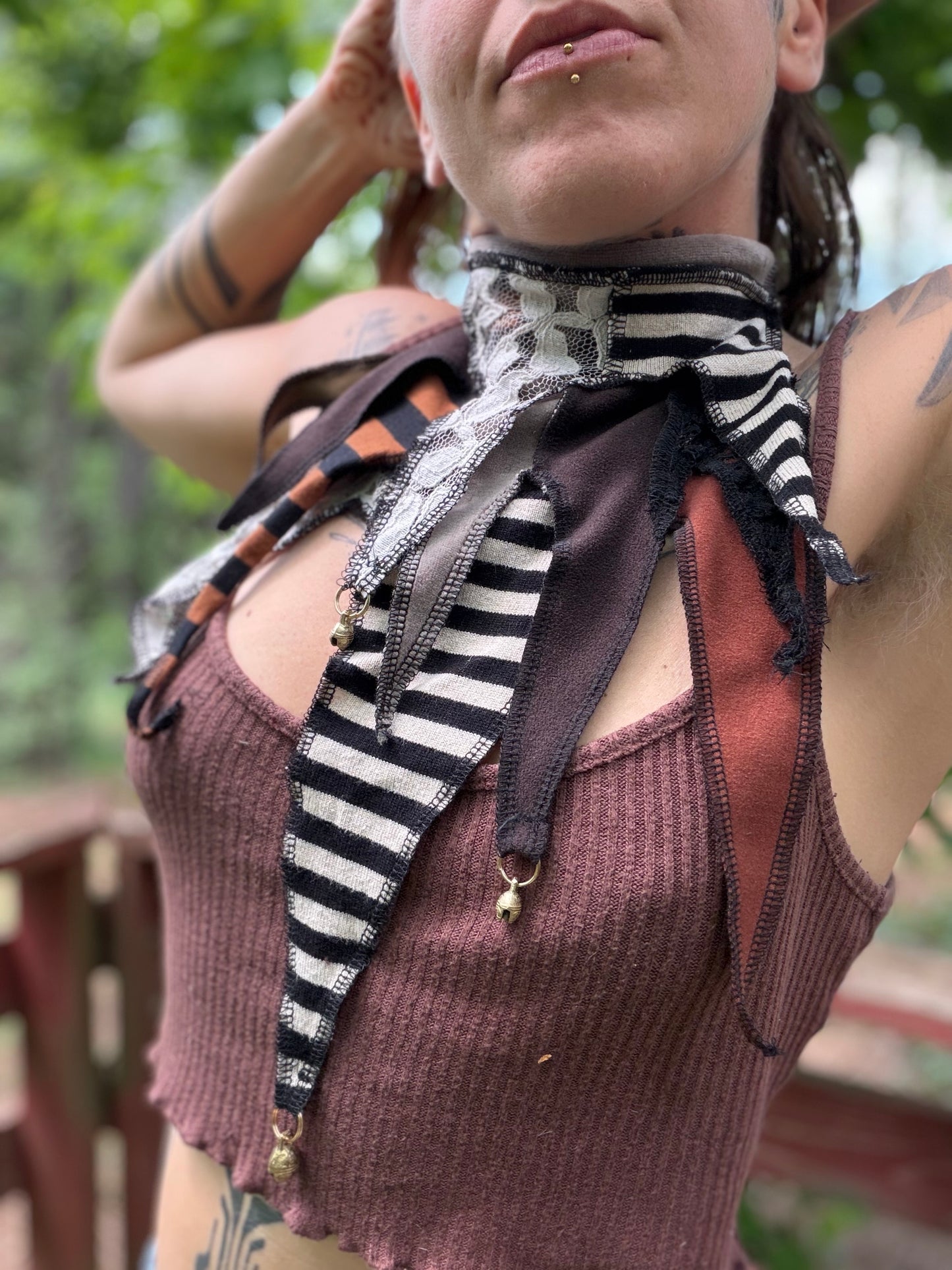 Striped Sunshine Clown Collar