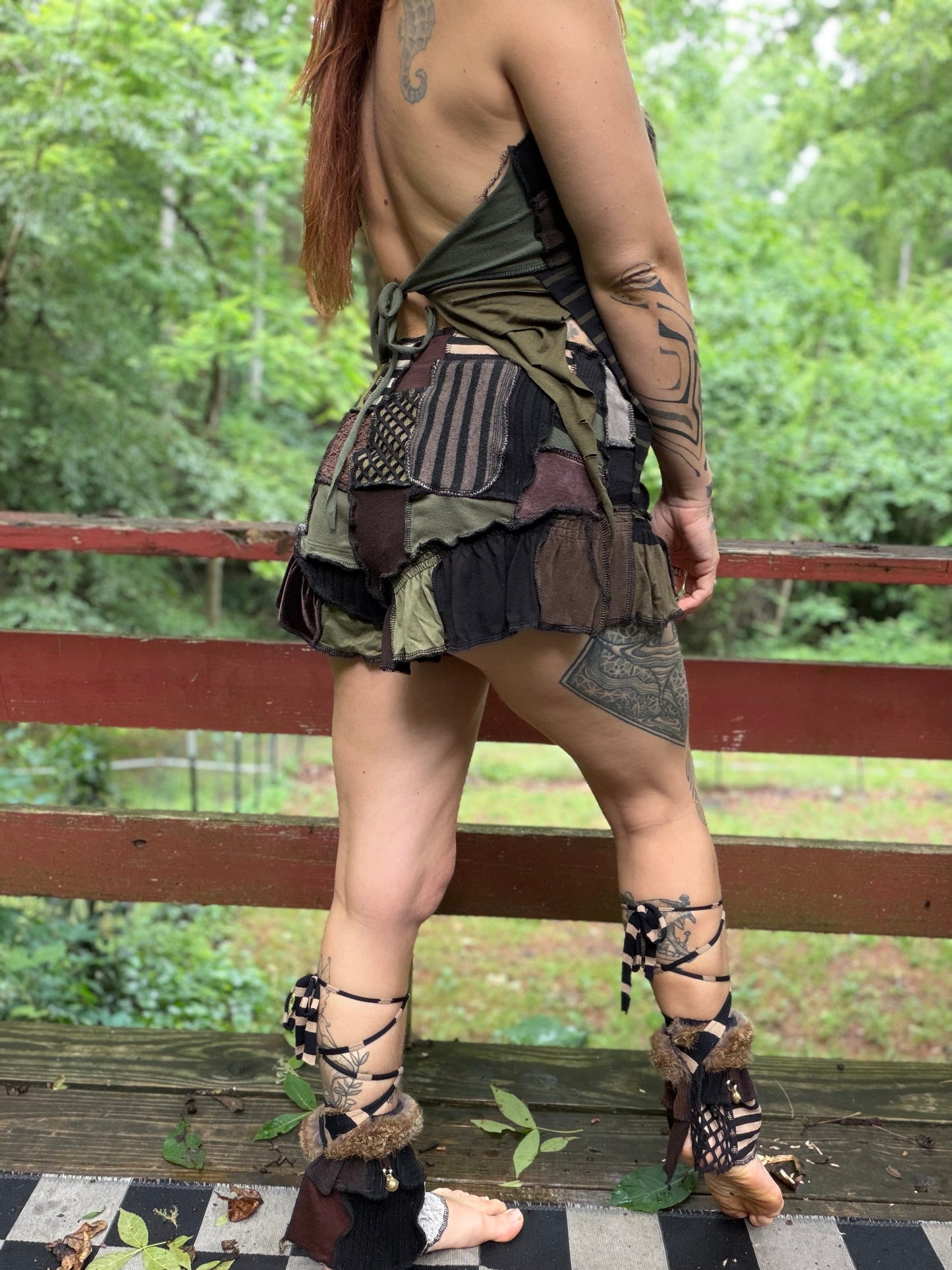 Tree Hugger Ruffle Shorts