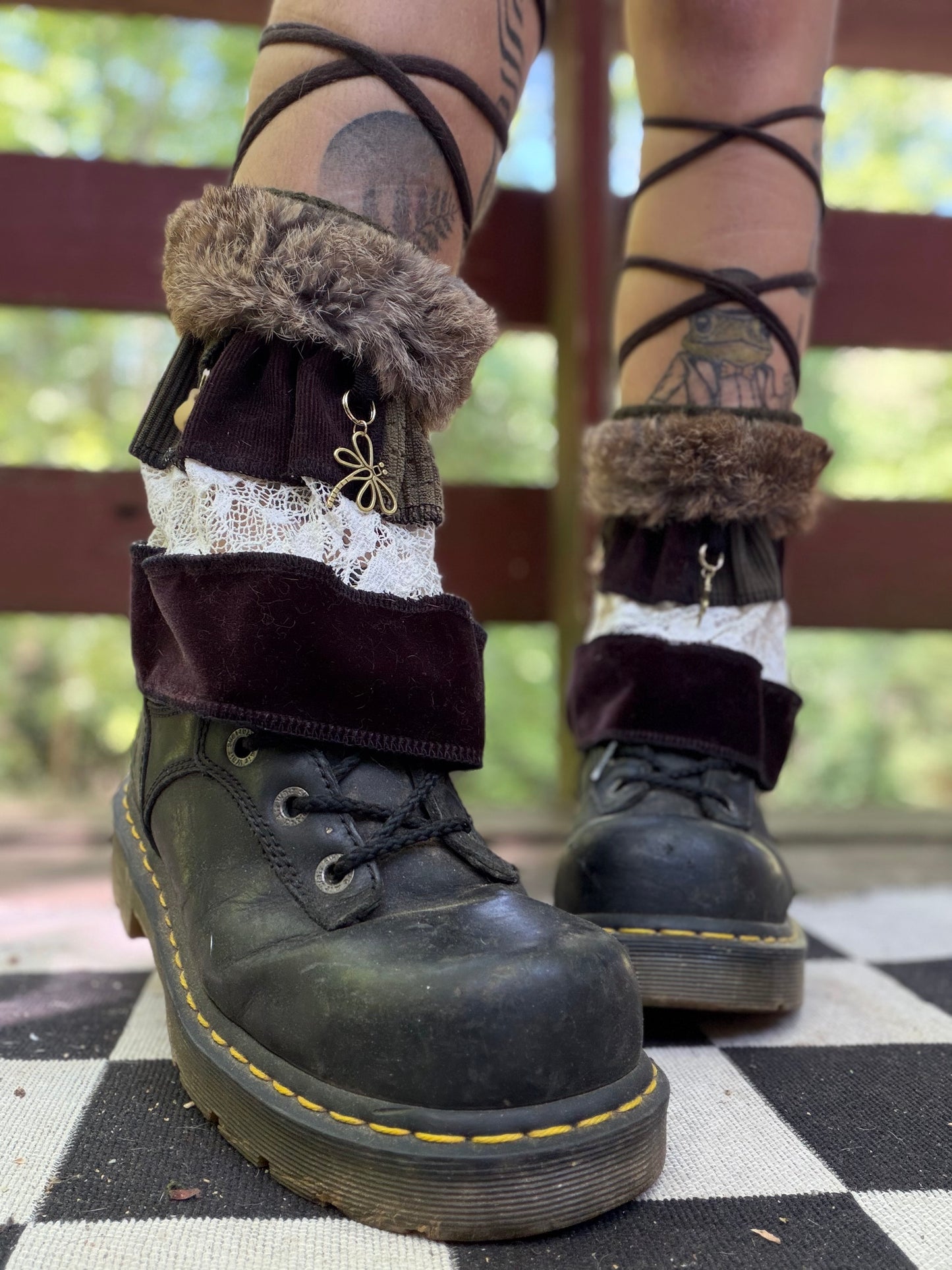 Dragonfly Dreams Fur Boot Cuffs
