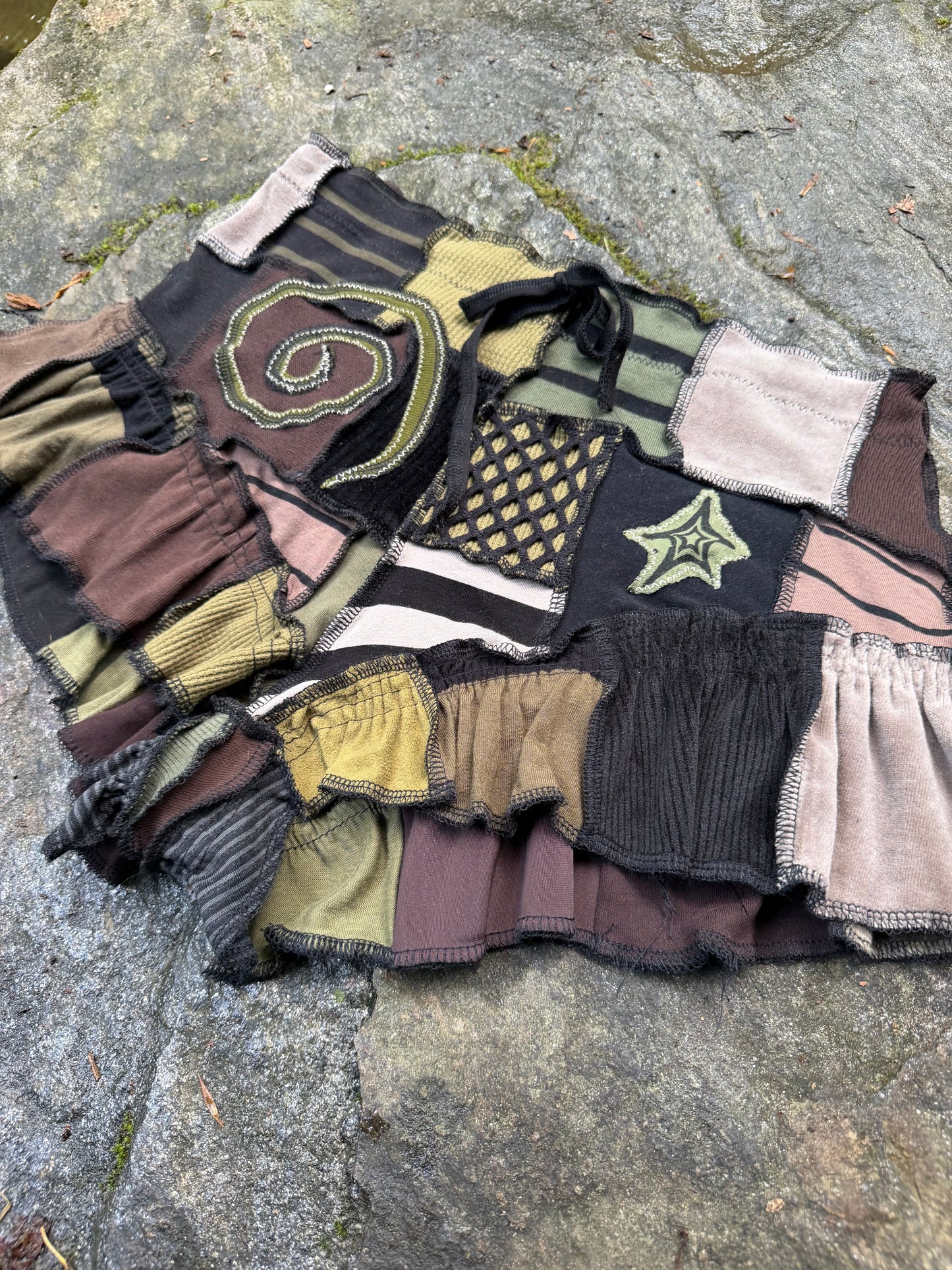 Tree Hugger Ruffle Shorts