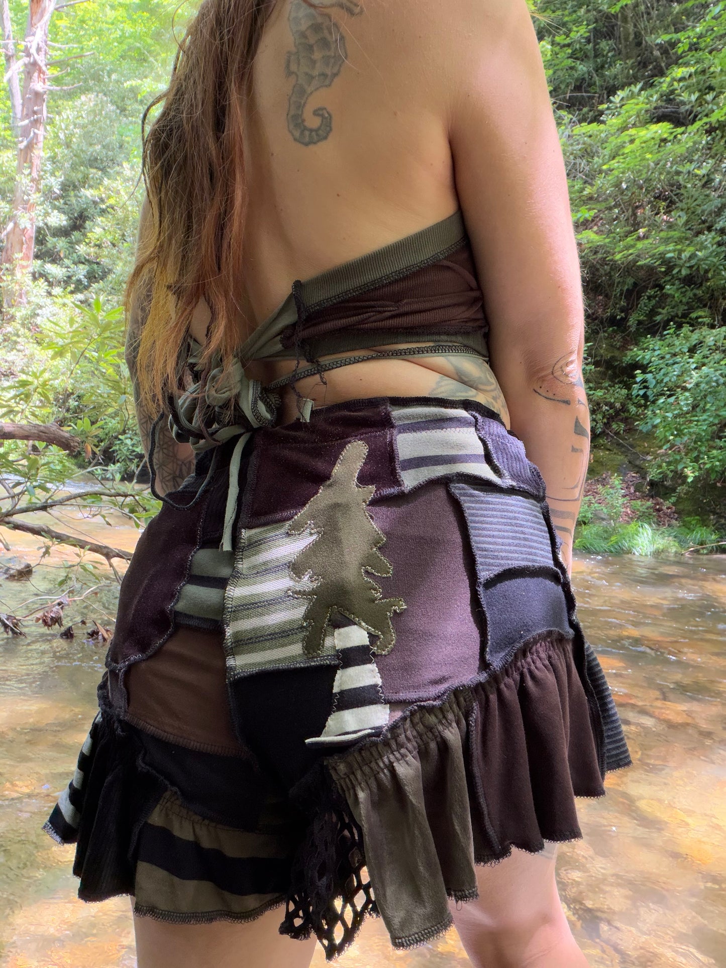 Evergreen Sprite Ruffle Shorts