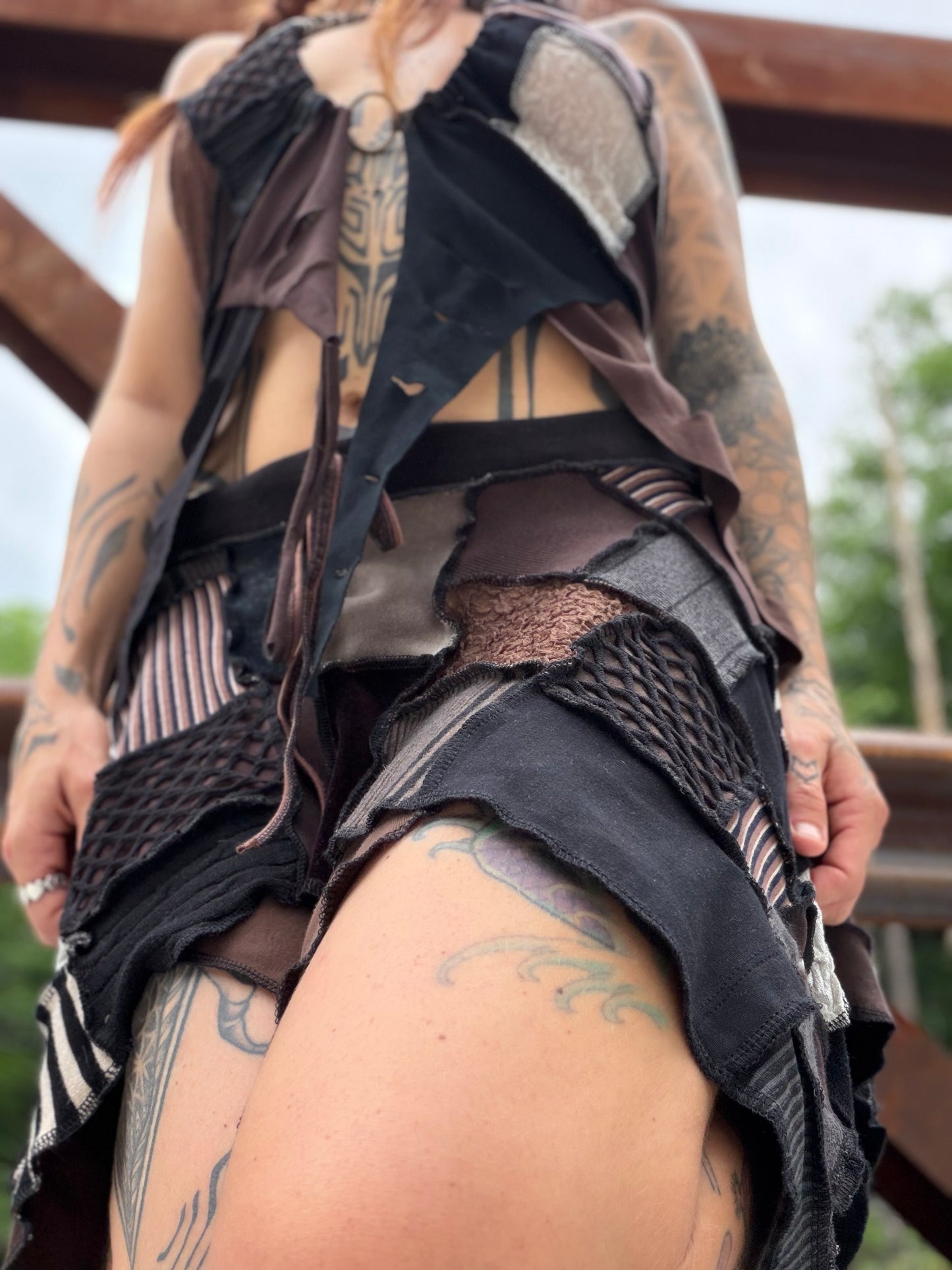 Scrappy Earthling Tendril Fae Skirt