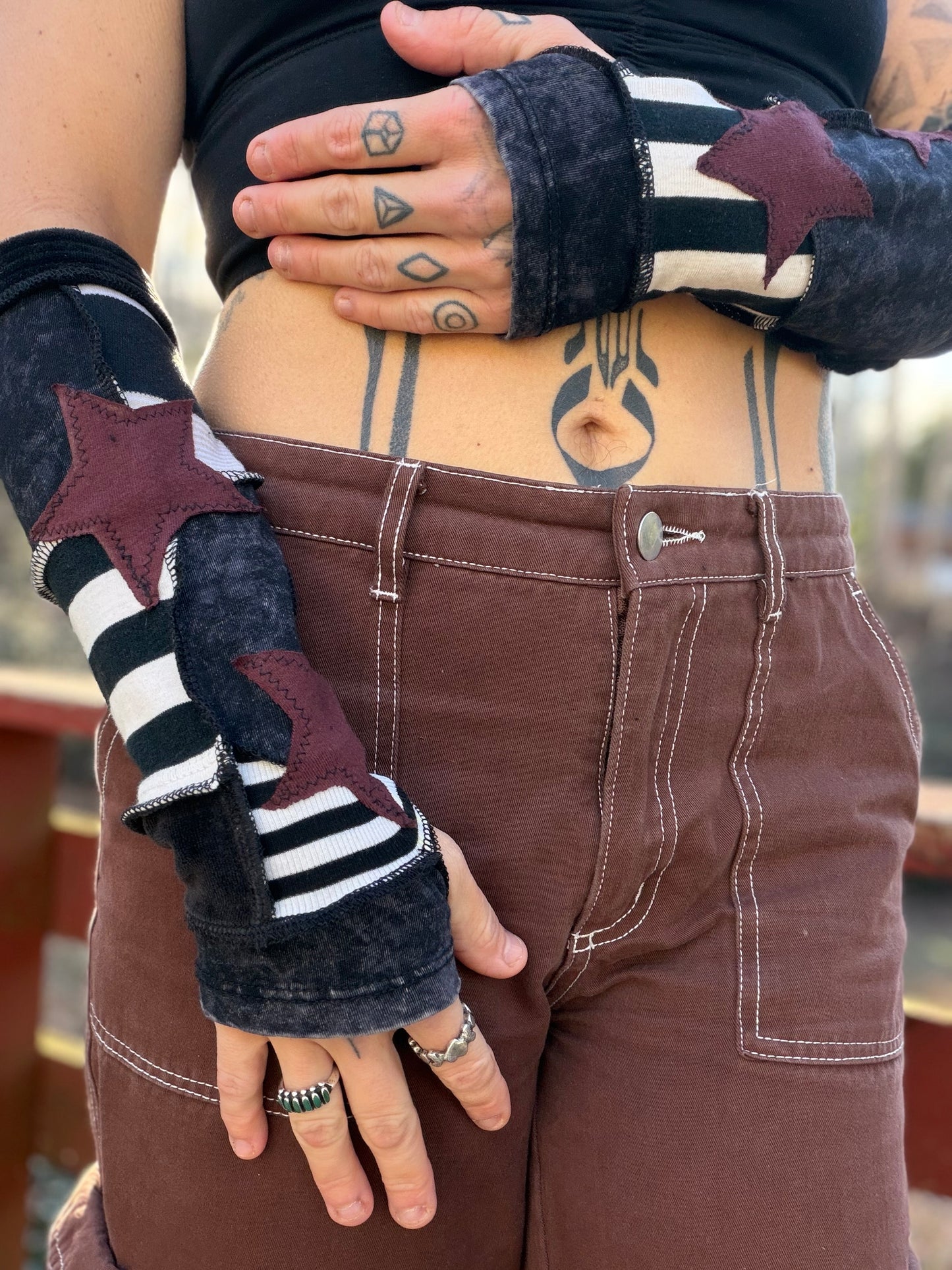 Pirate Jester Arm Warmers