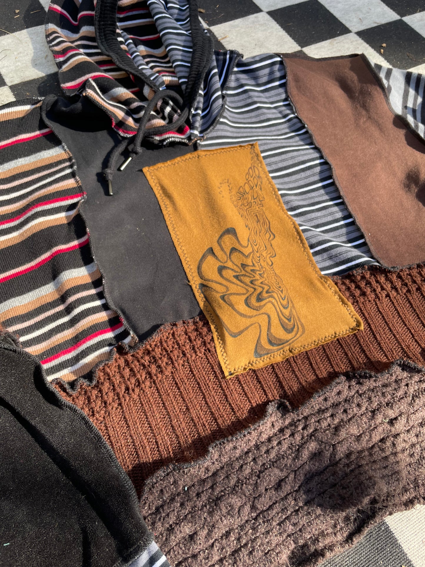 Creative Jester Crop Hoodie