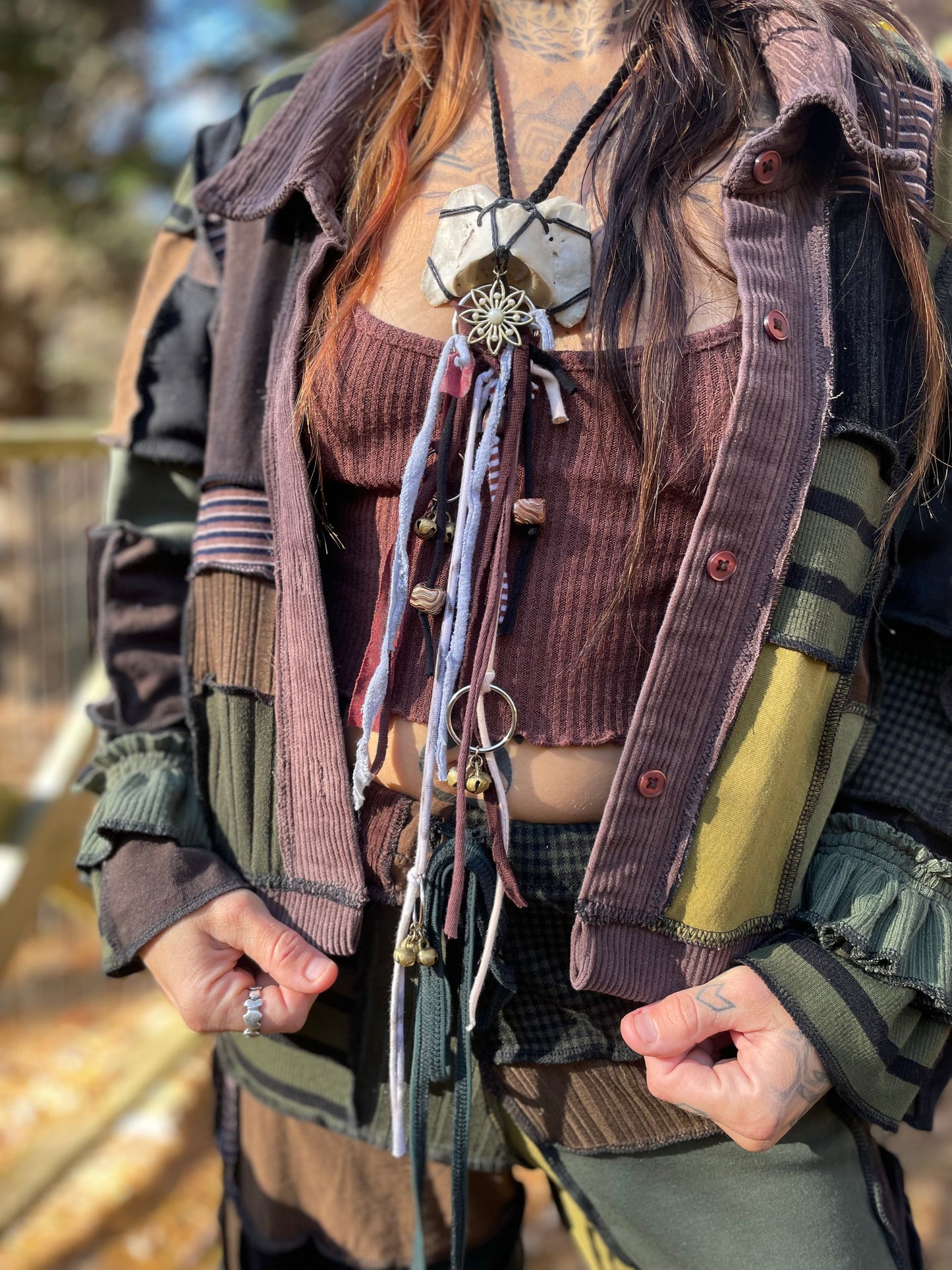 Funky Fairy Artsy Ruffle Jacket