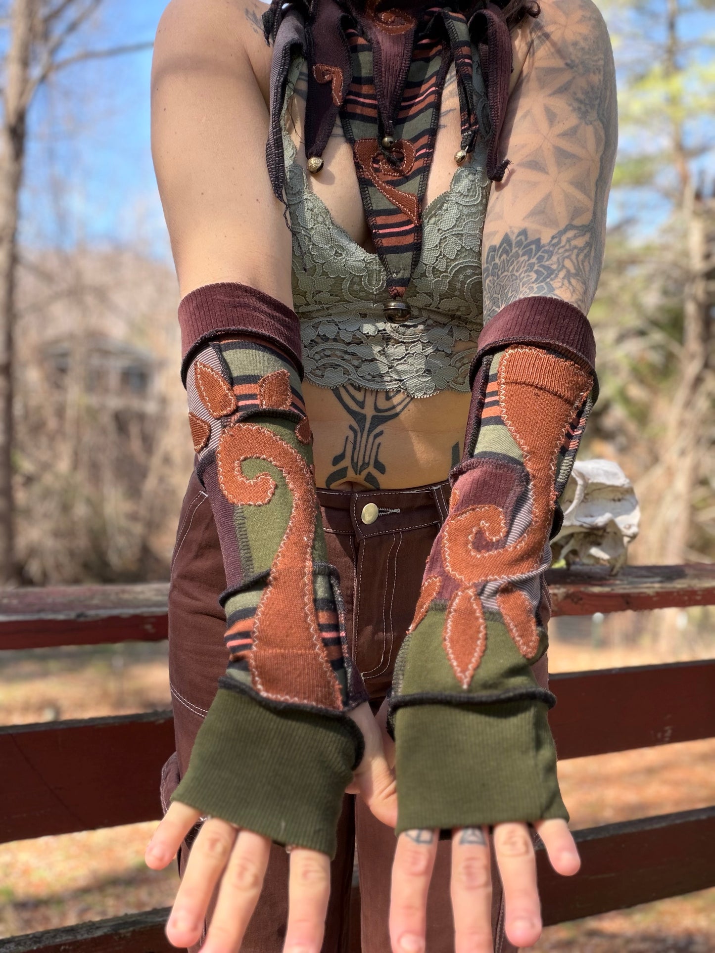 Desert Fern Arm Warmers