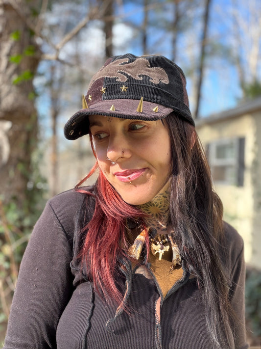 Abstract Frequency Train Hat
