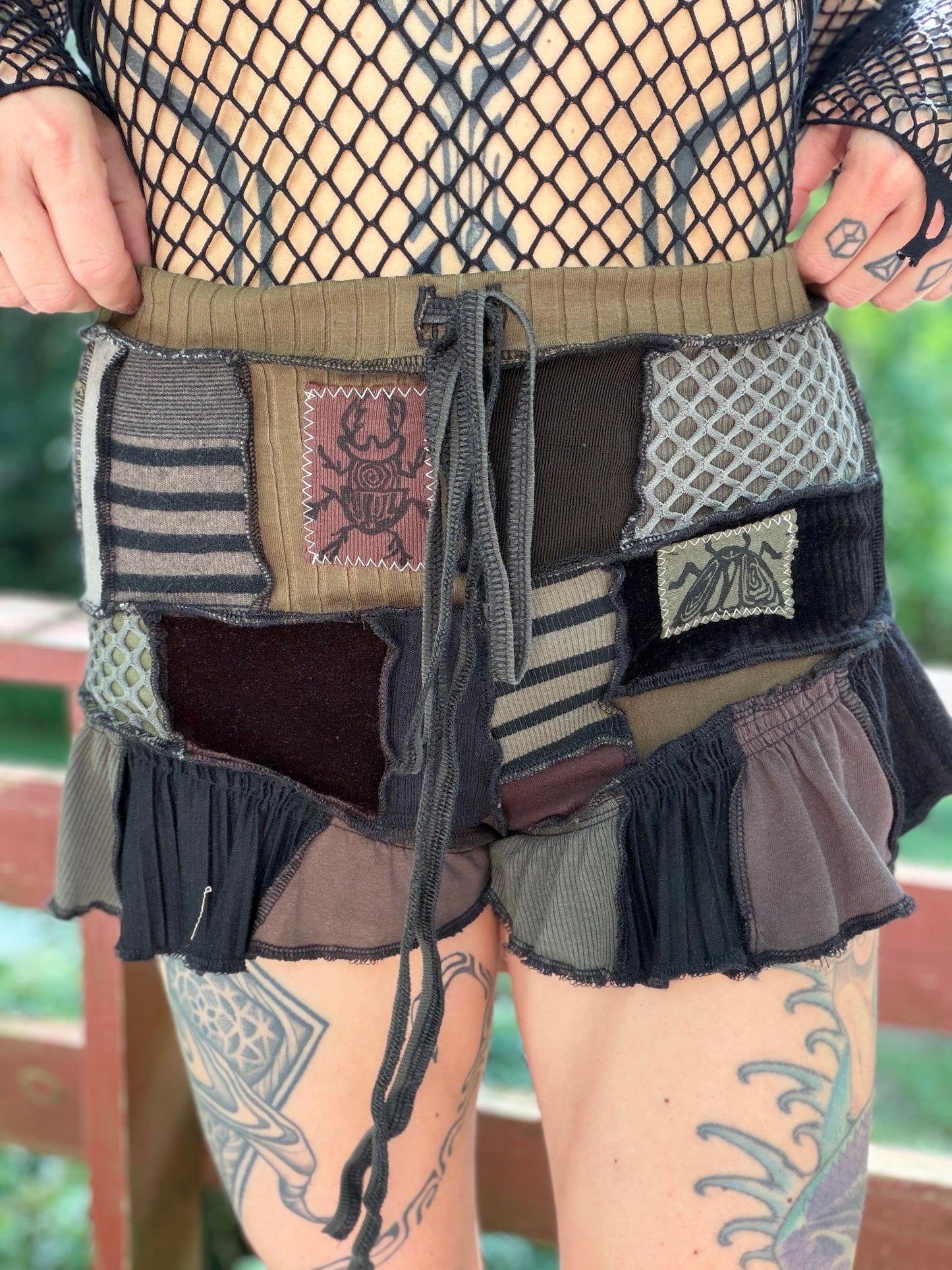 Mossy Dreams Ruffle Shorts