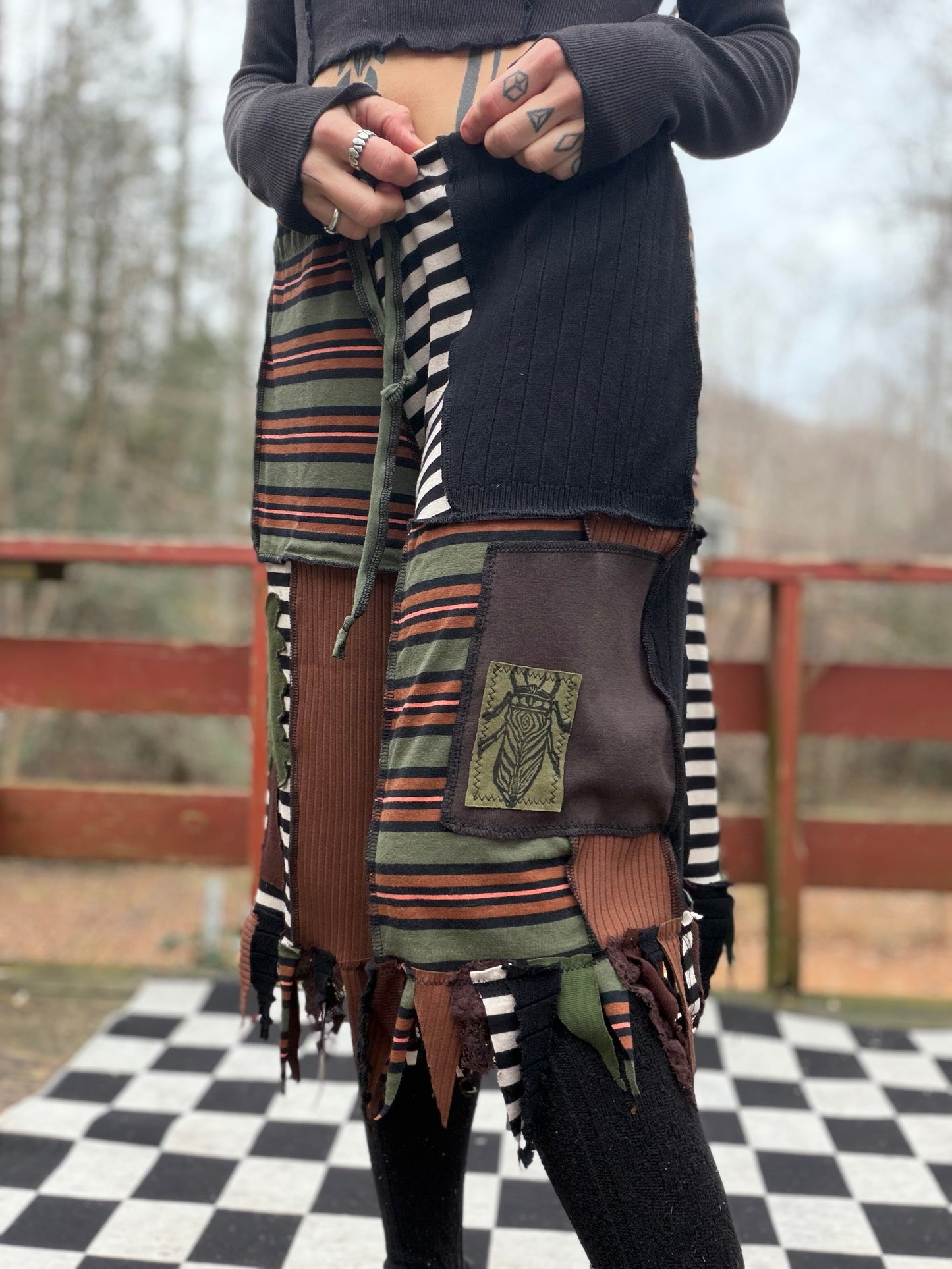 Pine Pixie Baggy Jester Shorts