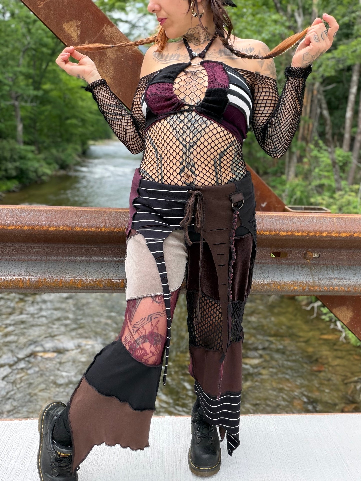 Mesh & Magick Pirate Tendril Skirt Pants
