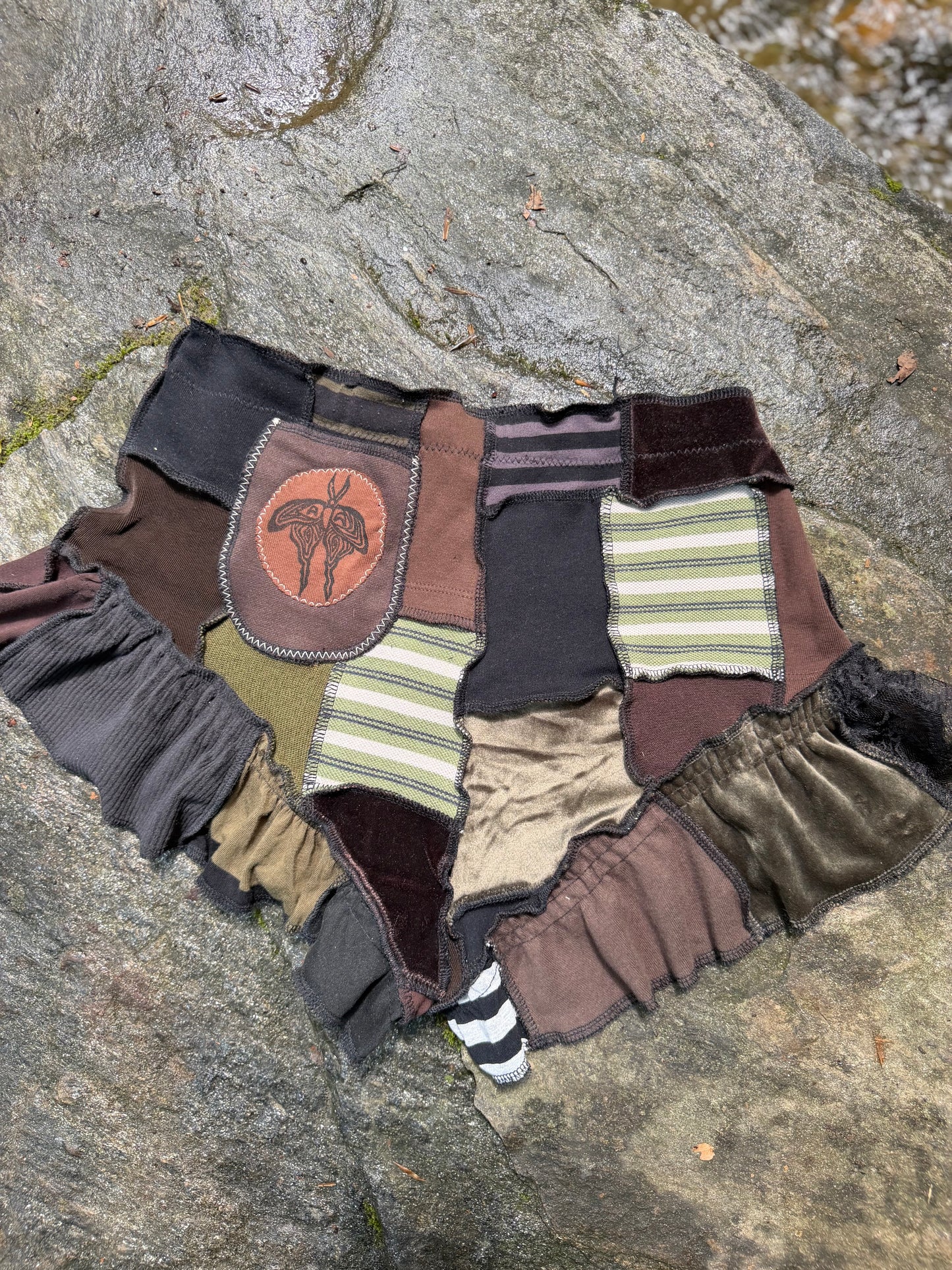 Spiral Out Ruffle Shorts