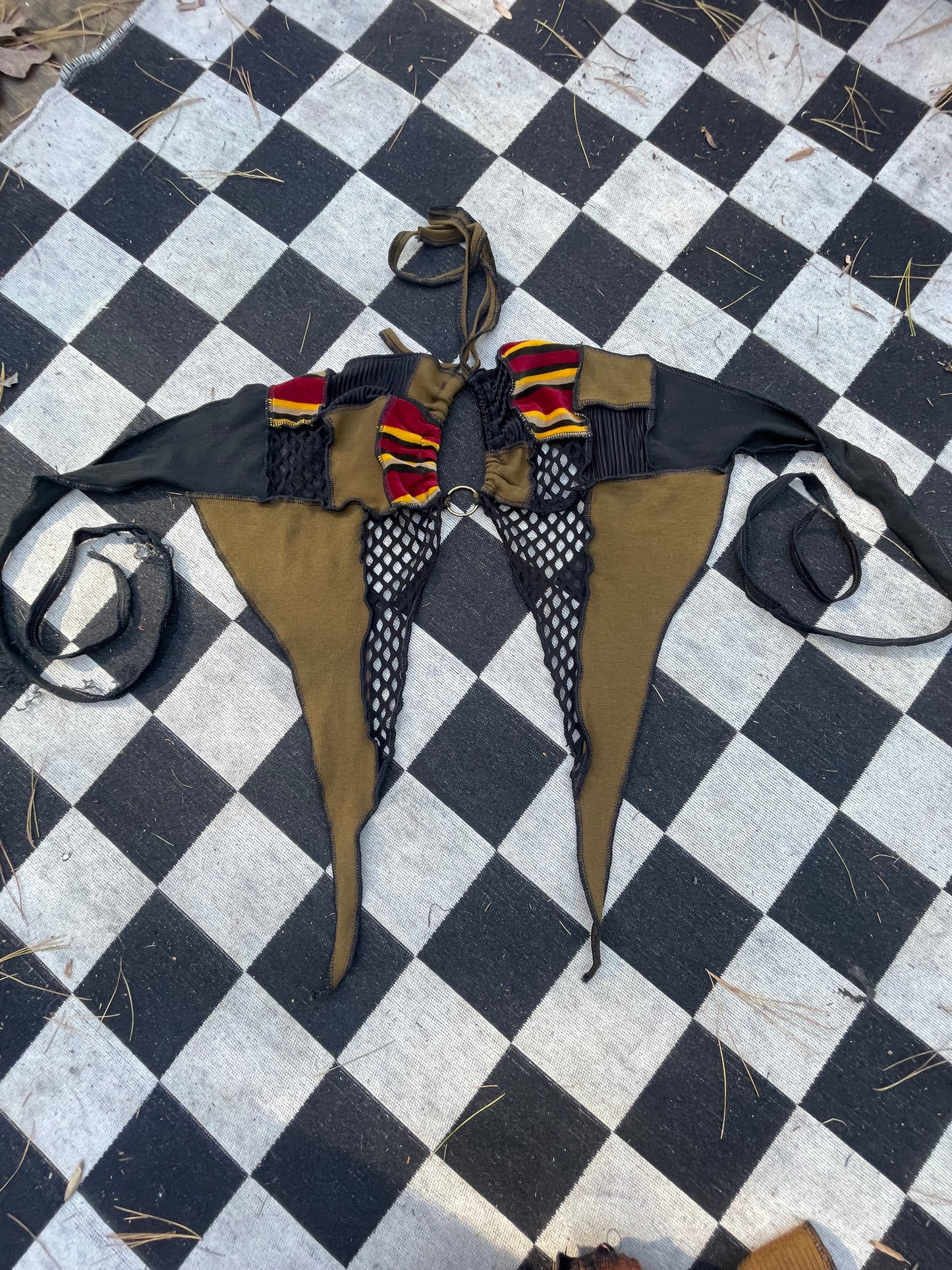 Funky Mesh Butterfly Top