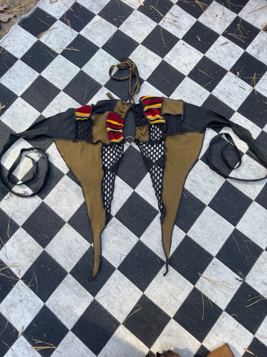 Funky Mesh Butterfly Top