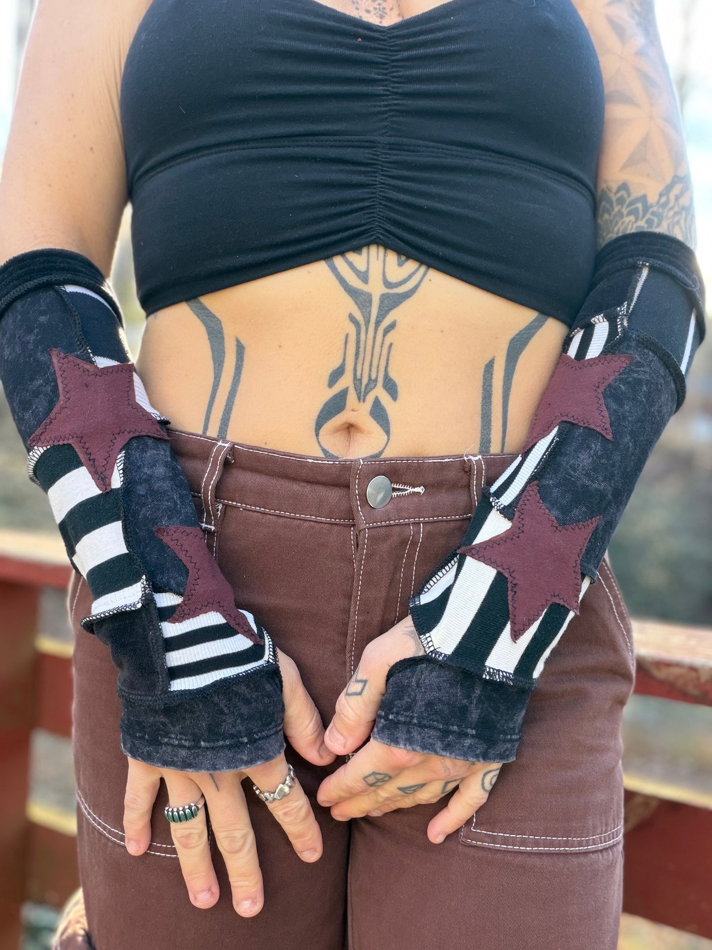 Pirate Jester Arm Warmers