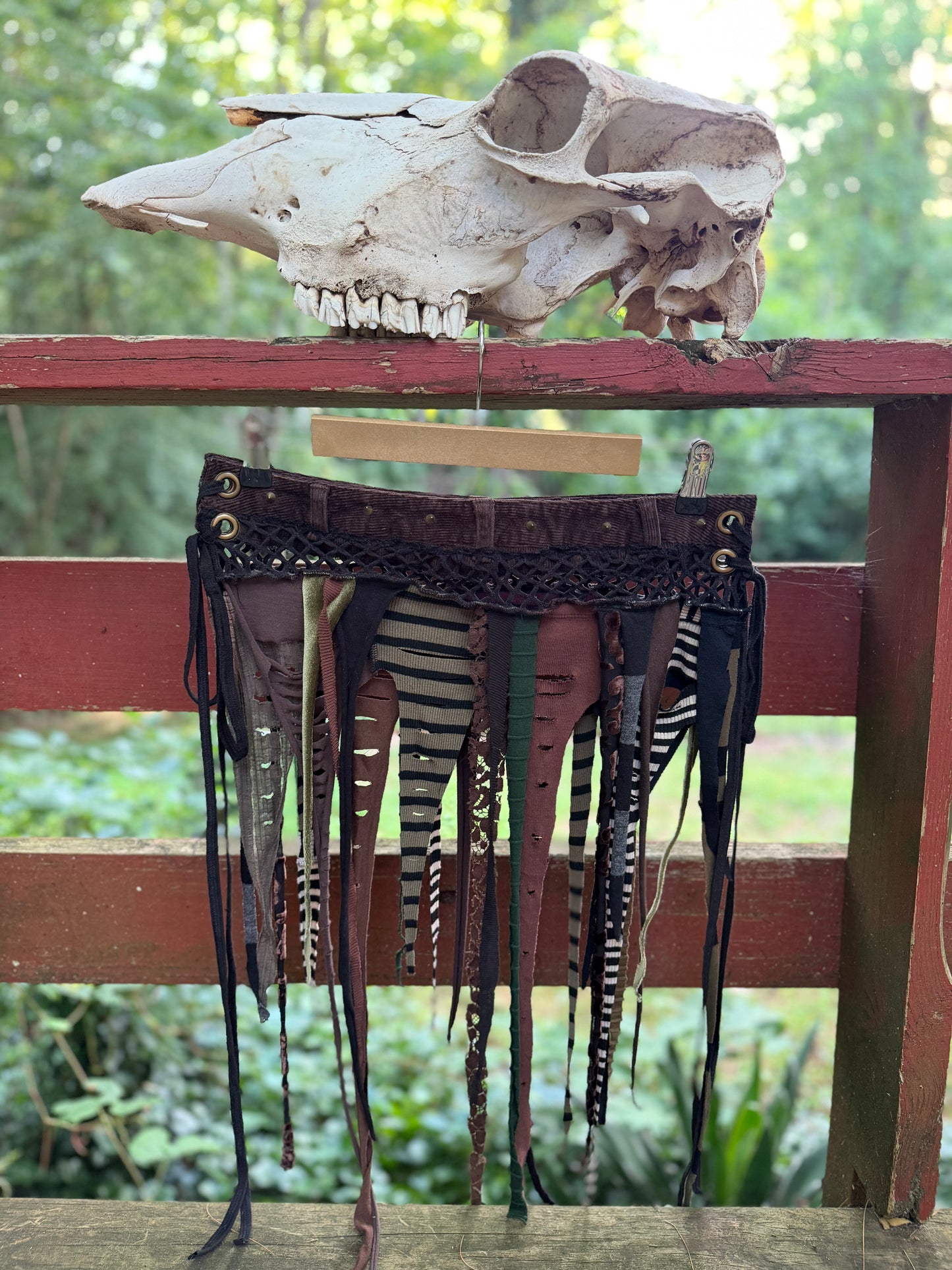 Punk & Proper Micro Belt Skirt with Hardware