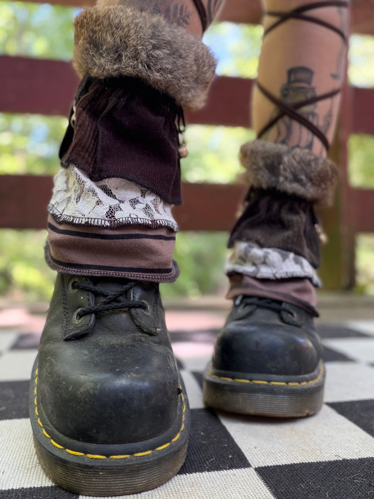 Grounded Fairy Fur Boot Cuffs