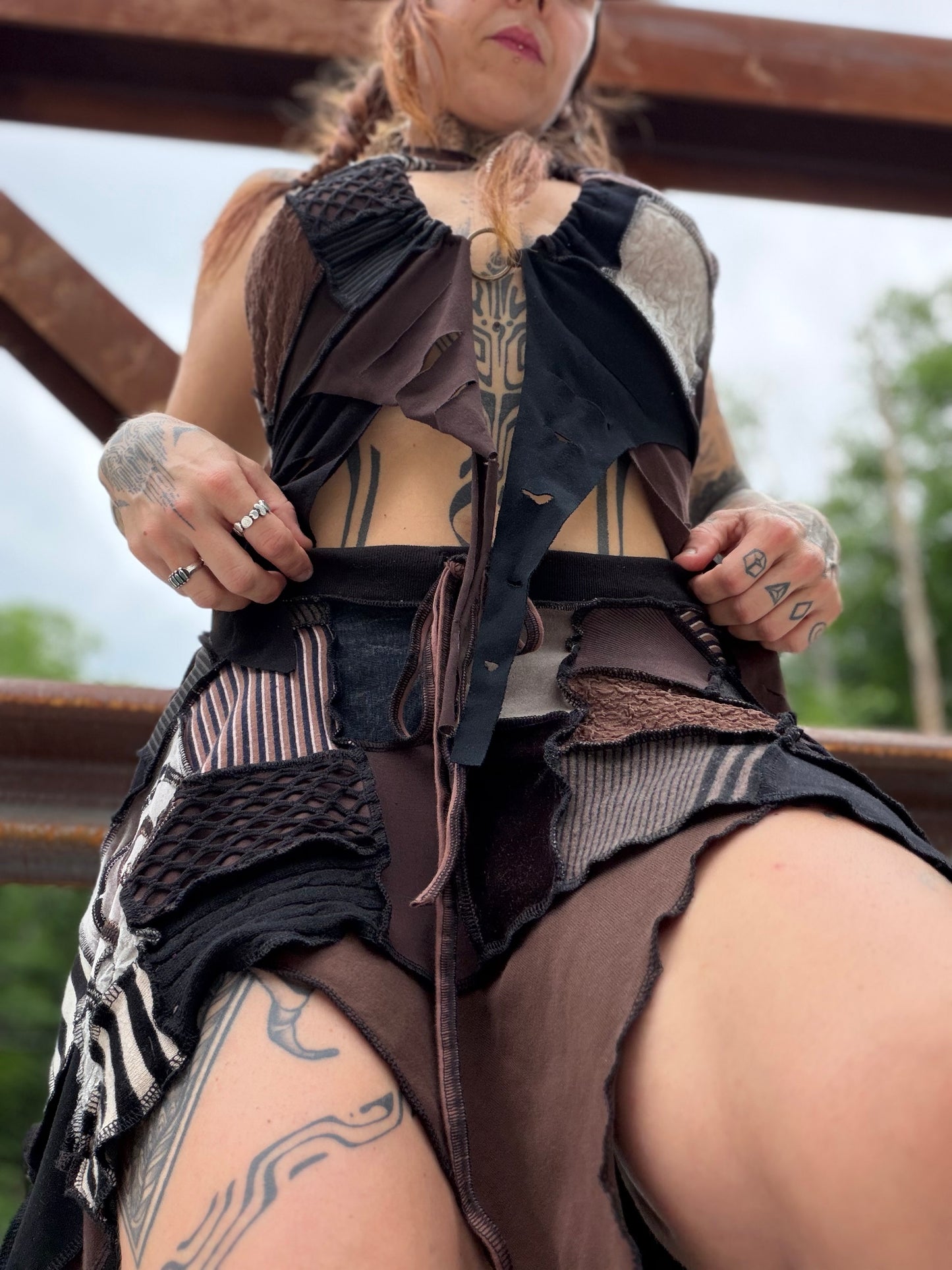 Scrappy Earthling Tendril Fae Skirt