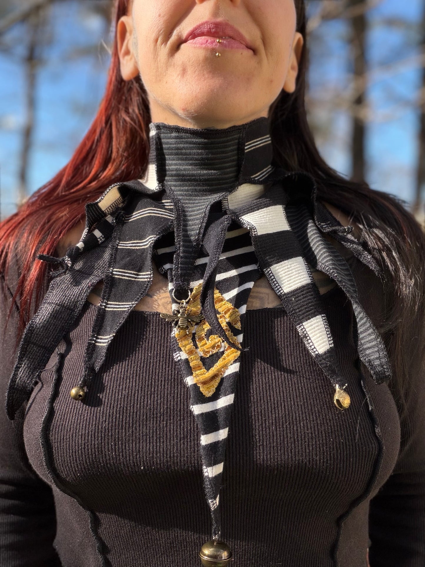 Bumblebee Jester Clown Collar