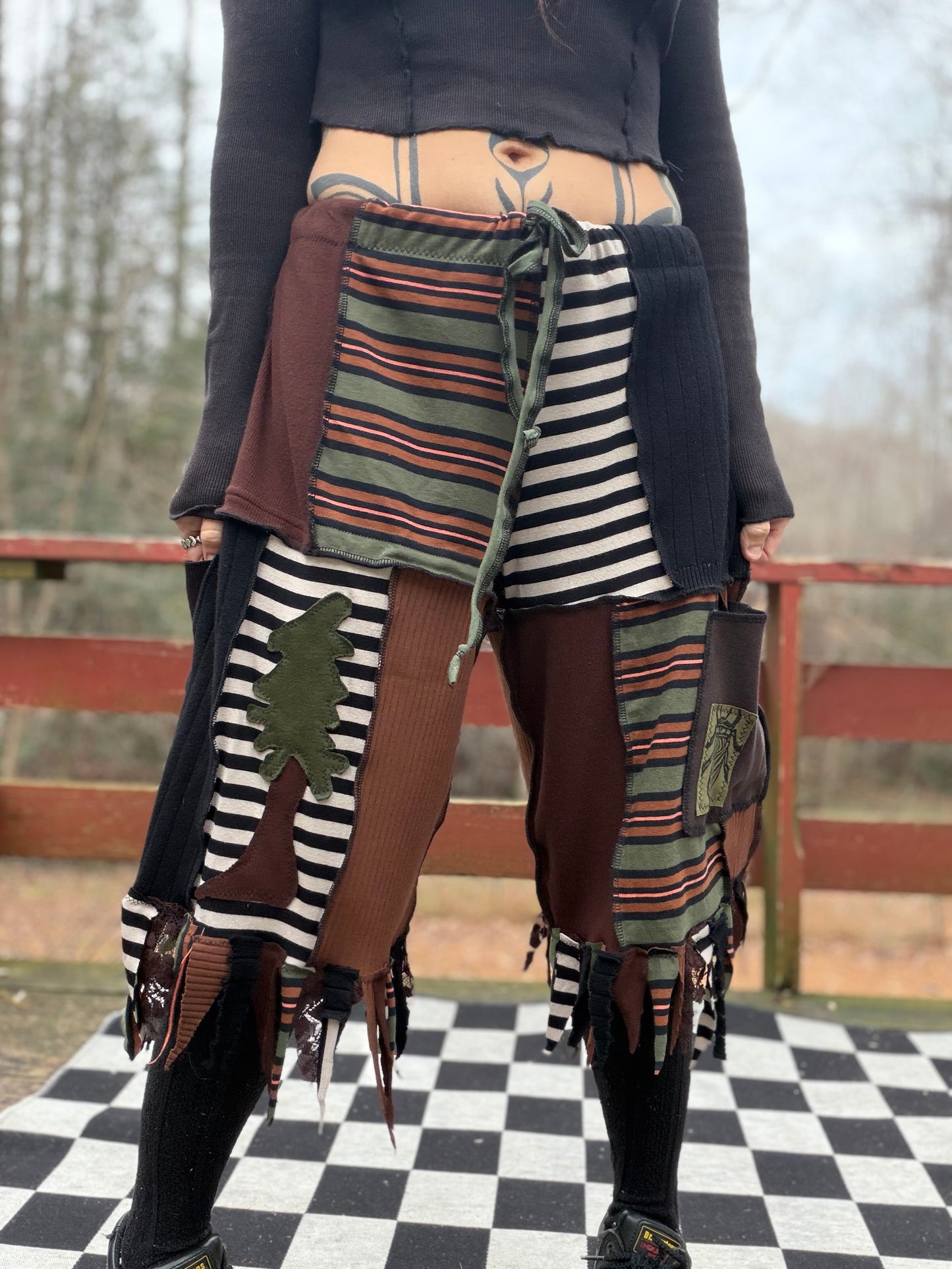 Pine Pixie Baggy Jester Shorts