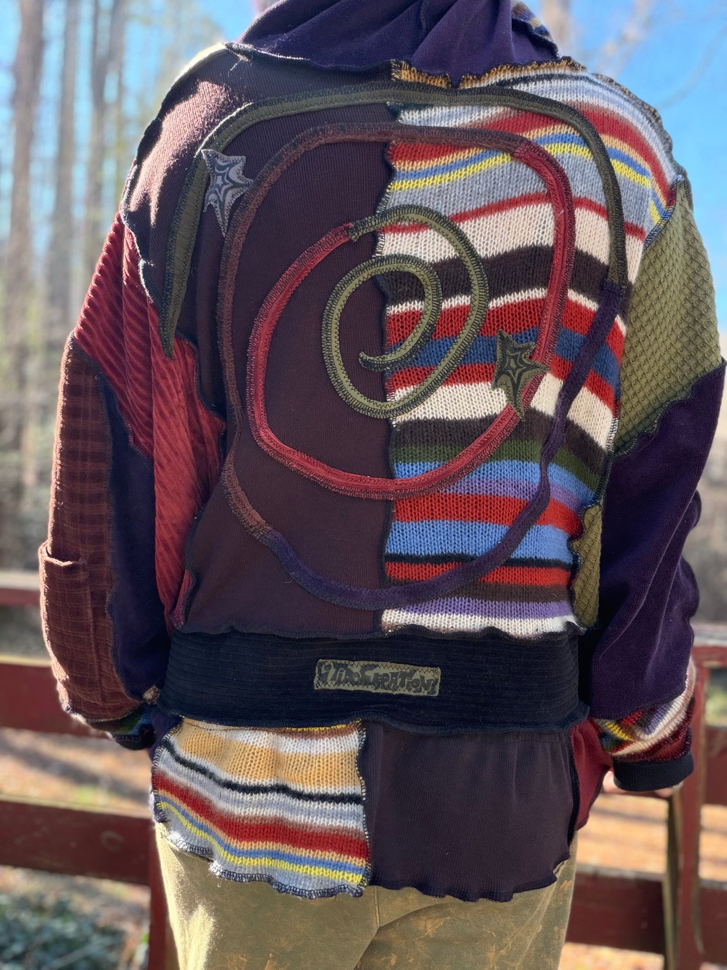 Rainbow Elf Crop Hoodie