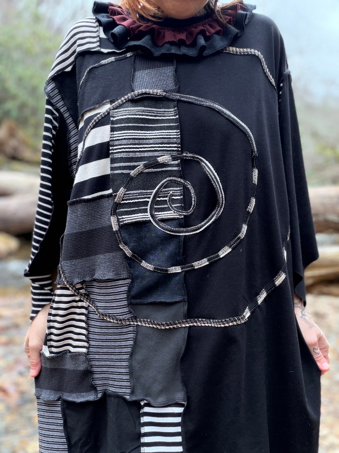 Resist Jester Pixie Tail Shirt Dress