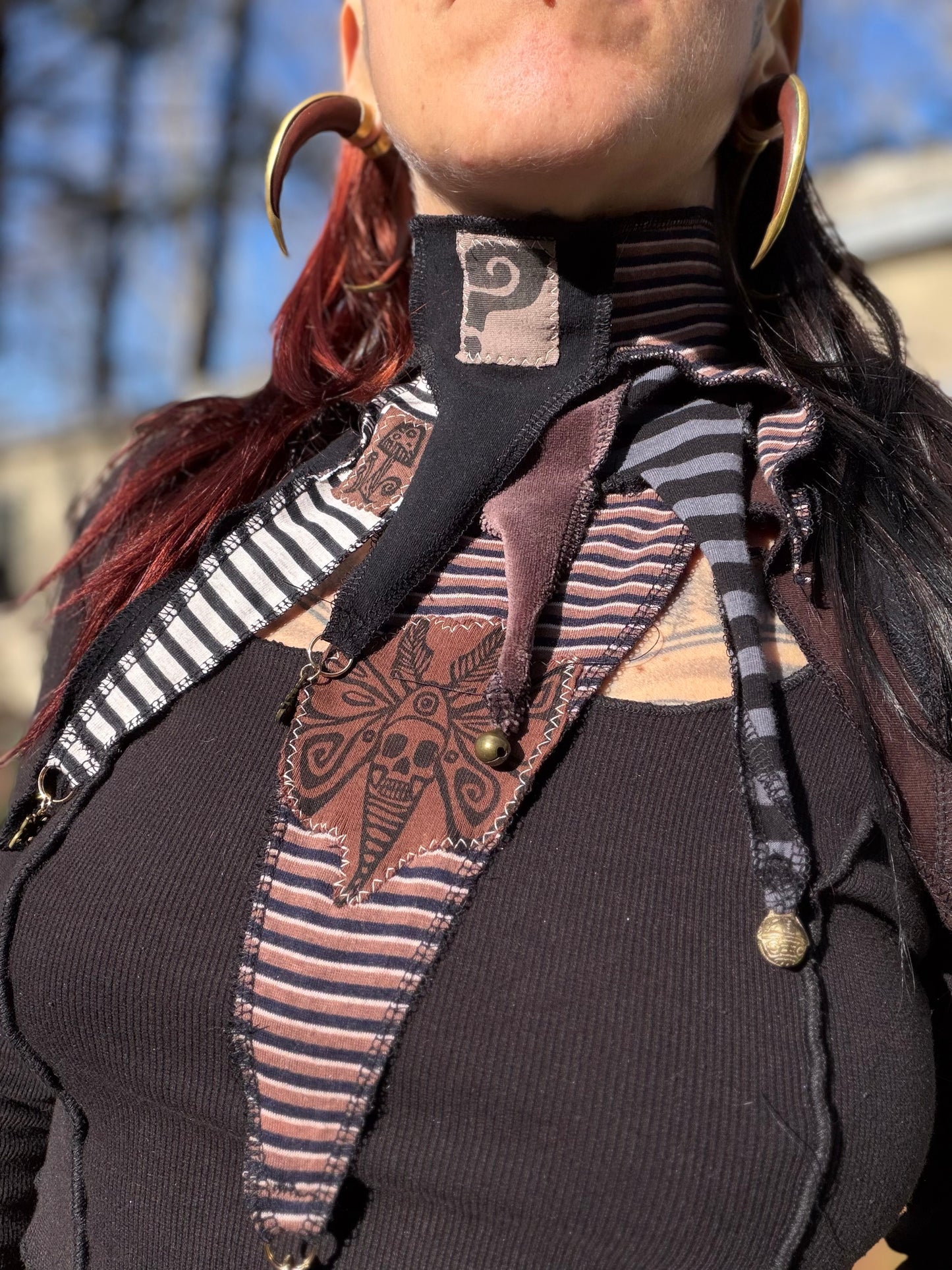 Goth Moth ?¿ Clown Collar
