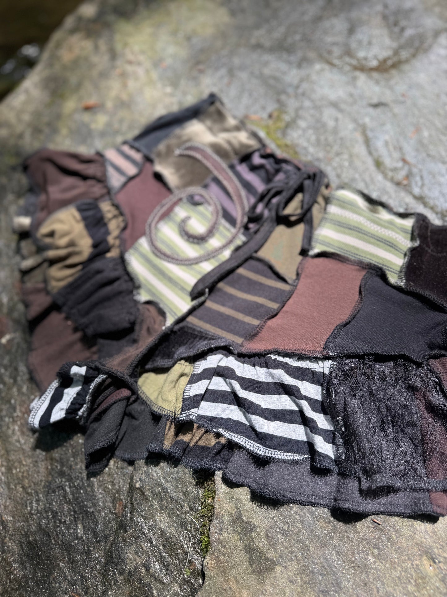 Spiral Out Ruffle Shorts