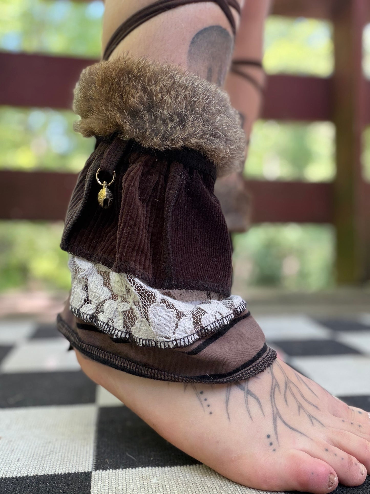 Grounded Fairy Fur Boot Cuffs