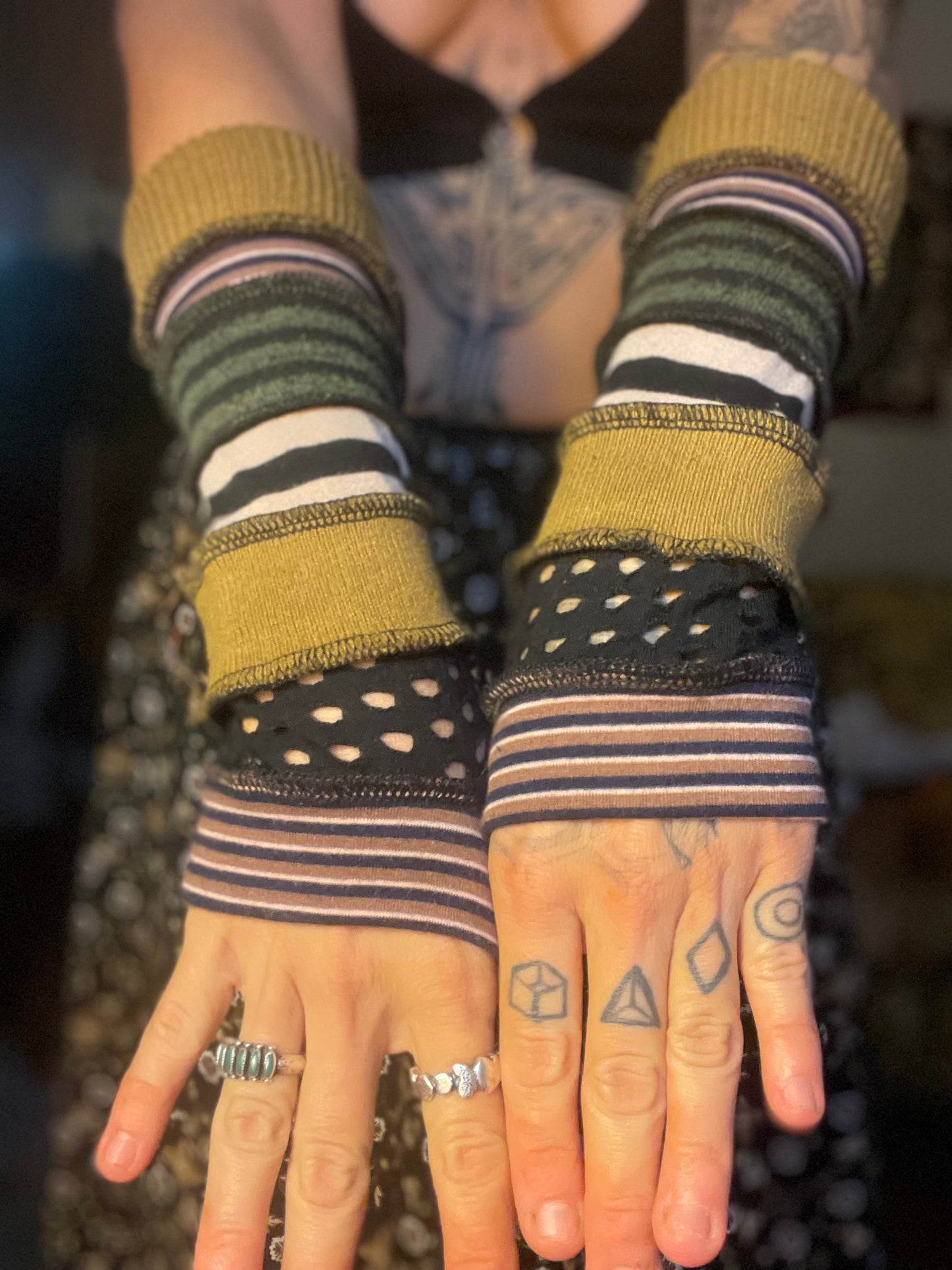 Golden Pirate Arm Warmers