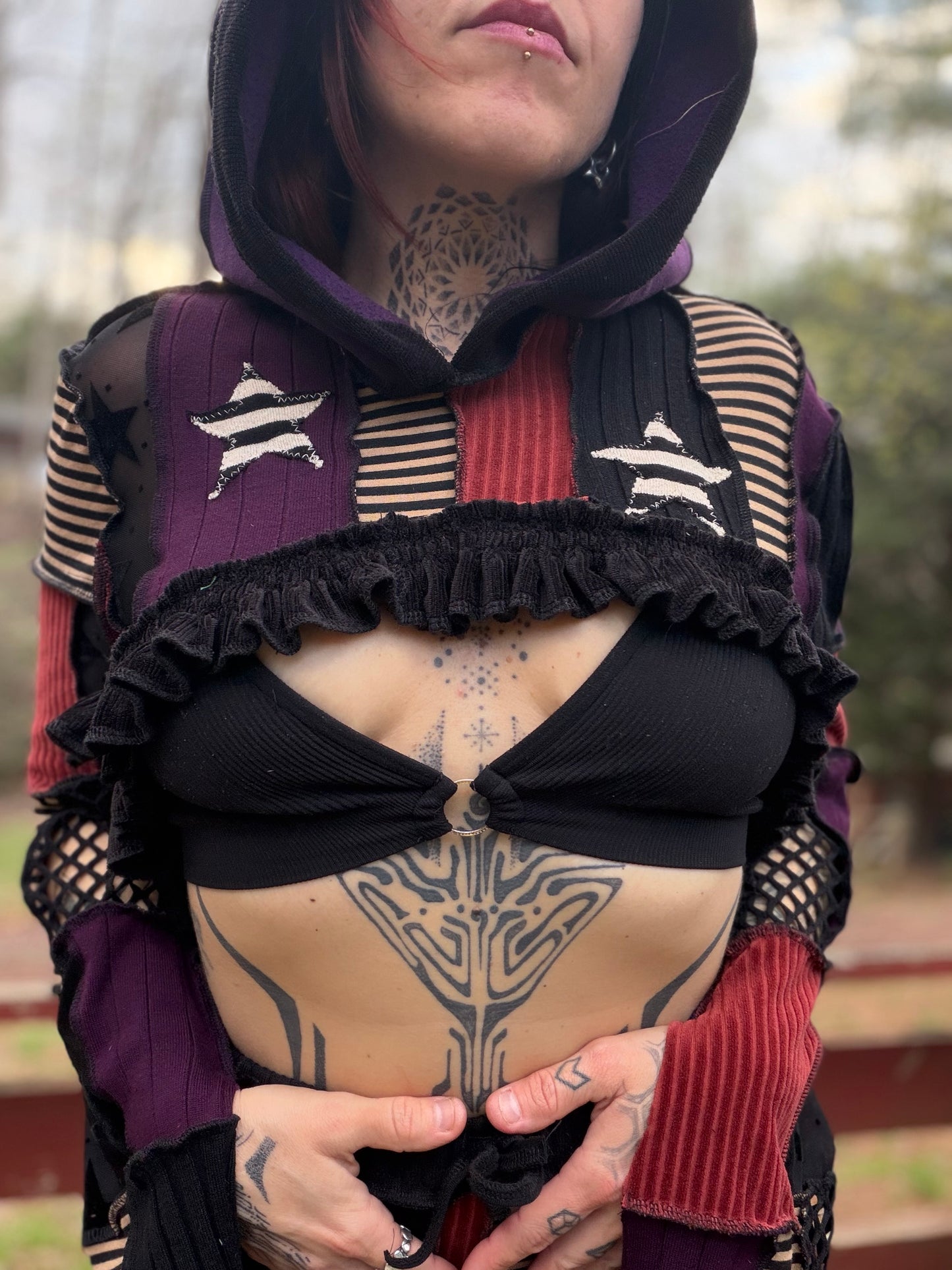 Goth Circus Wizard Hood Bolero