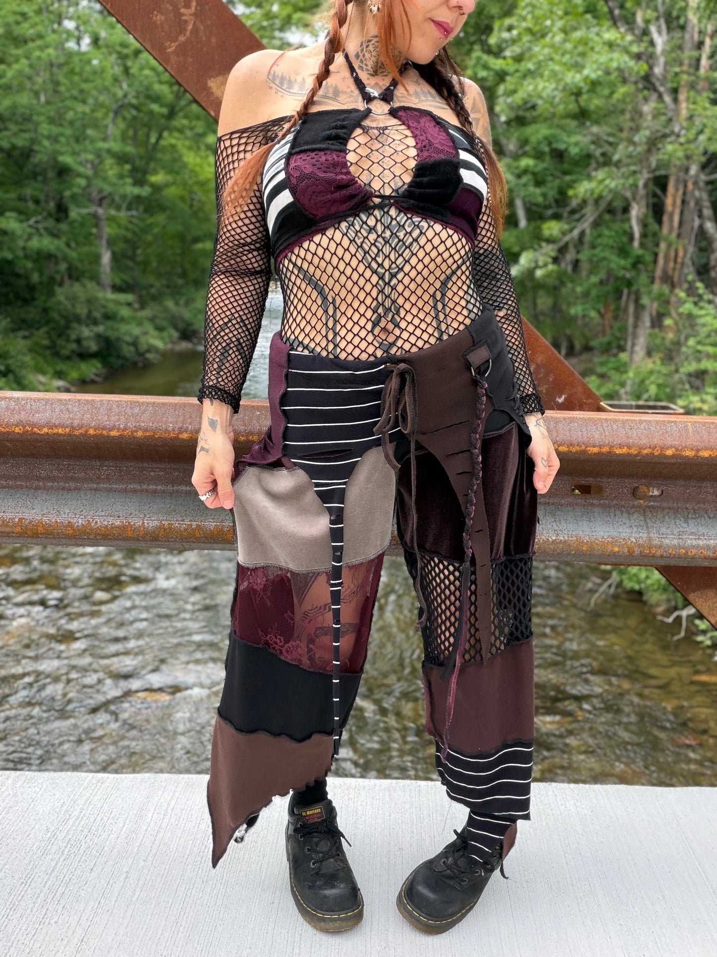 Mesh & Magick Pirate Tendril Skirt Pants